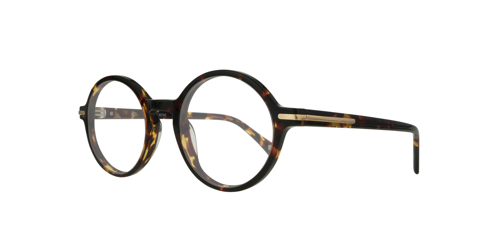 Kilburn Havana AcetateEyeglass Frames for Glasses Direct, Angle View
