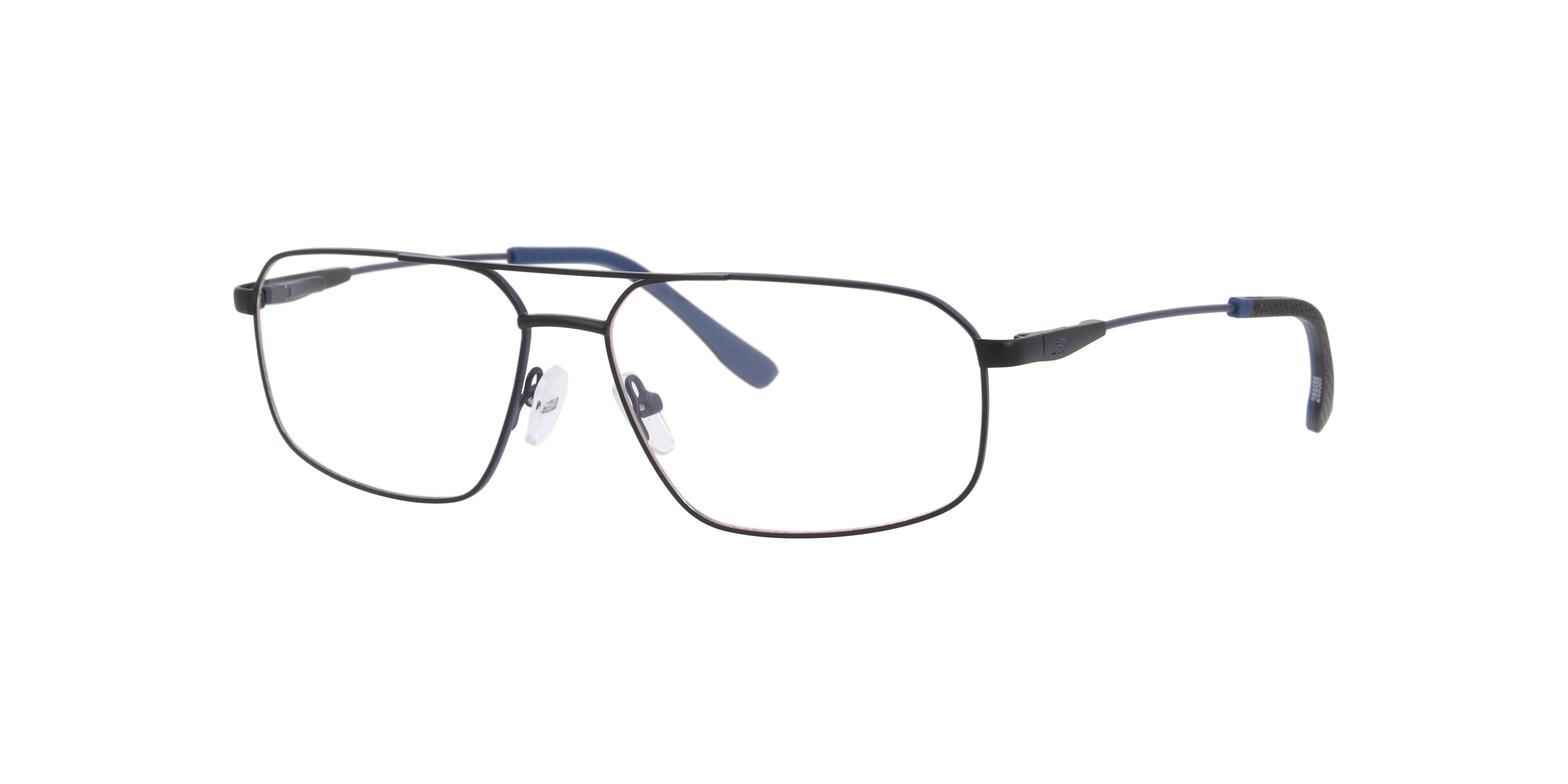 Nb4204 Black Blue MetalSunglass Frames for Glasses Direct, Angle View