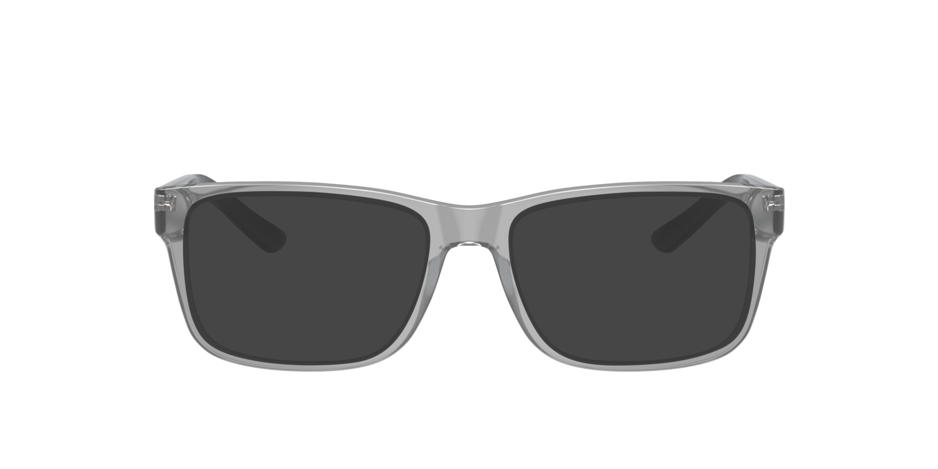 AX3016 Shiny Transparent Grey PlasticEyeglass Frames for Glasses Direct, with Tinted Lenses