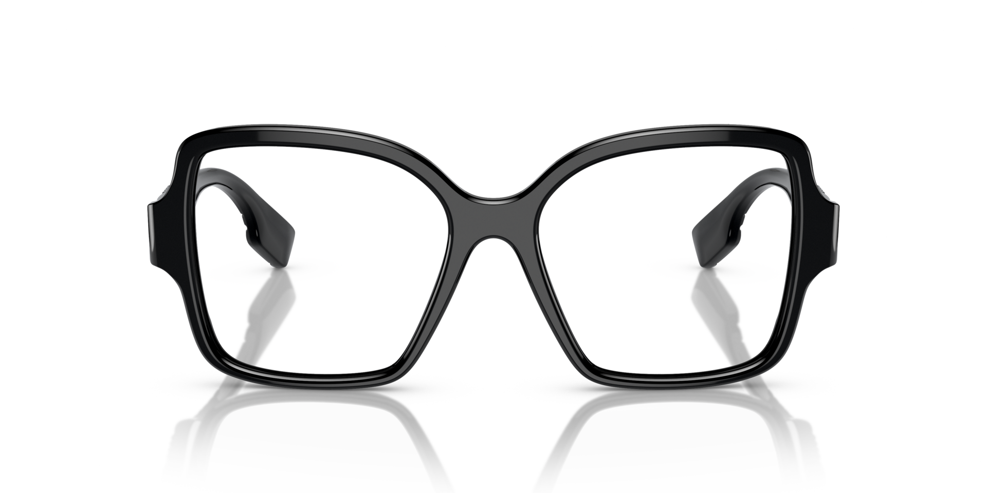 BE2374 Black AcetateEyeglass Frames for Glasses Direct, Front View