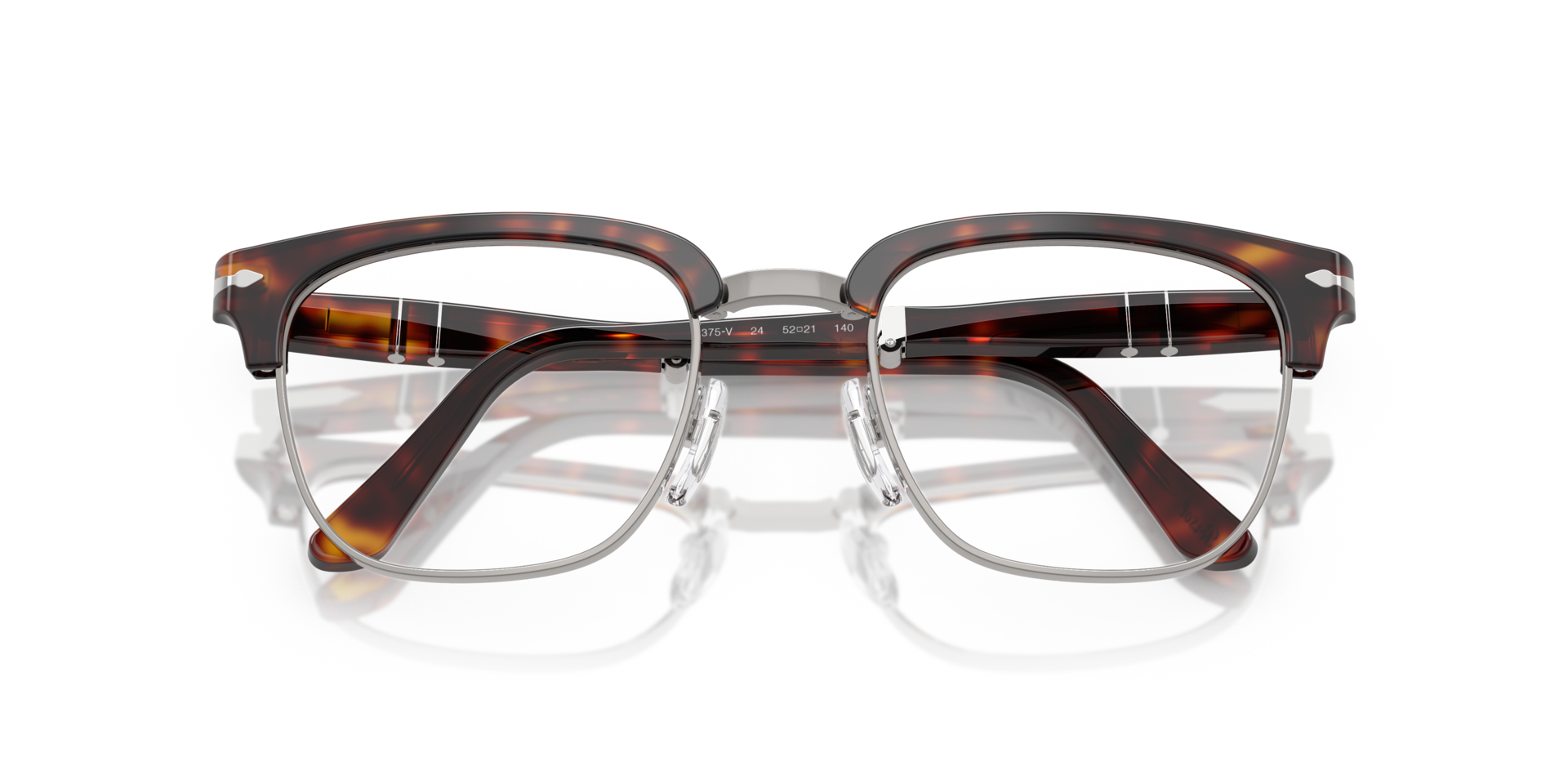 PO3375V Havana AcetateEyeglass Frames for Glasses Direct, Closed View