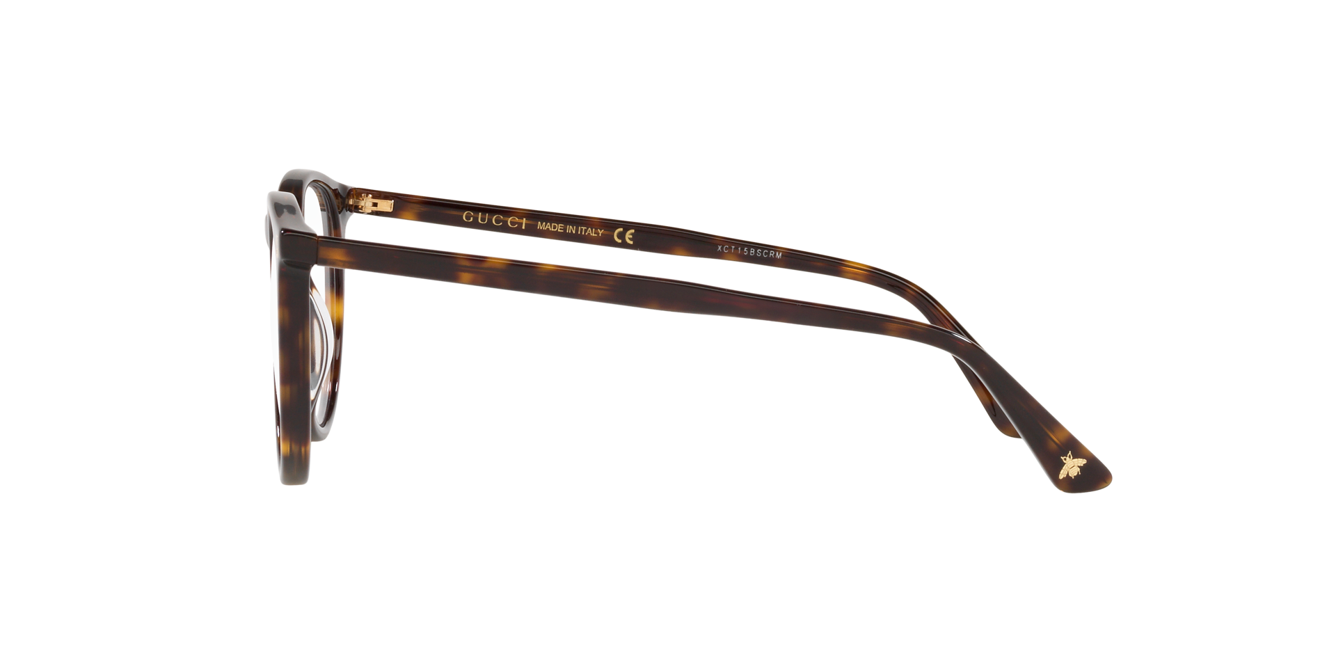 GG0027O Tortoise AcetateEyeglass Frames for Glasses Direct, Side View