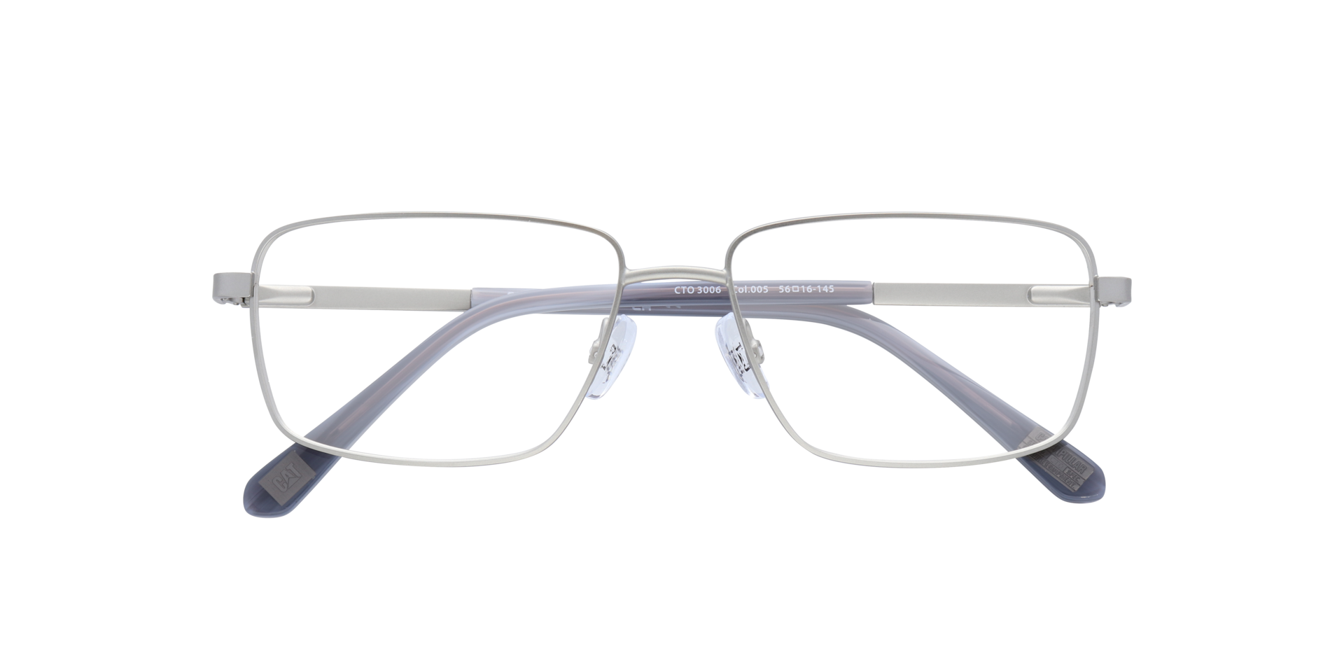 CTO 3006 Gunmetal MetalEyeglass Frames for Glasses Direct, Closed View