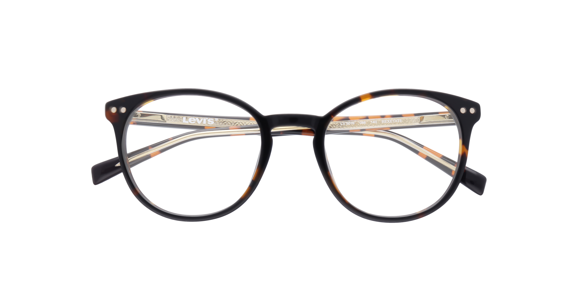 LV 5016 Tortoise PlasticEyeglass Frames for Glasses Direct, Closed View