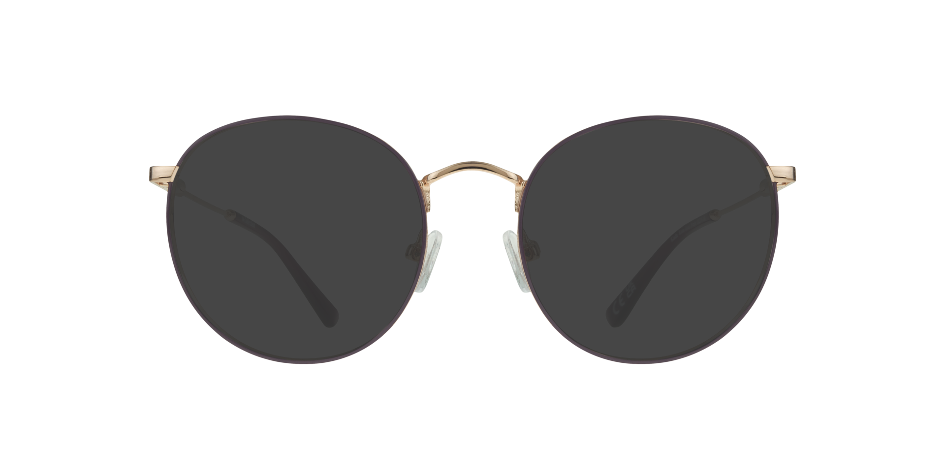 Kade Rose Gold & Purple MetalEyeglass Frames for Glasses Direct, with Tinted Lenses