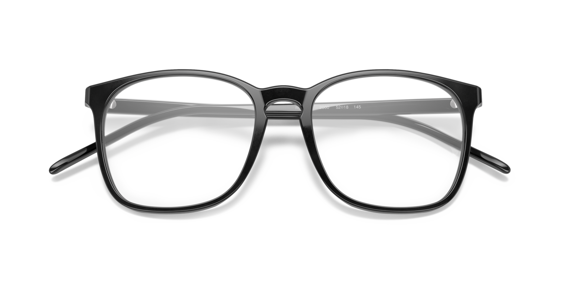 RB5387 Optics Black AcetateEyeglass Frames for Glasses Direct, Closed View