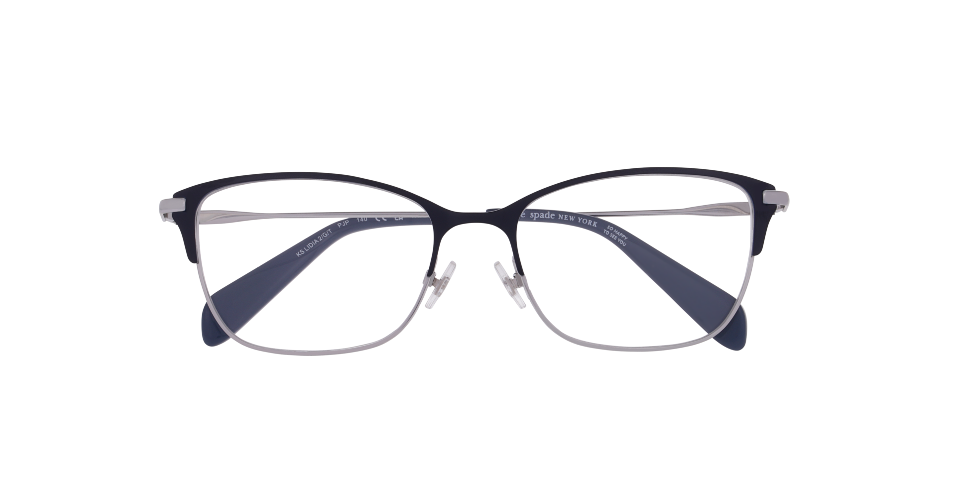 KS LIDIA 2/G/T Blue Silver TitaniumEyeglass Frames for Glasses Direct, Closed View