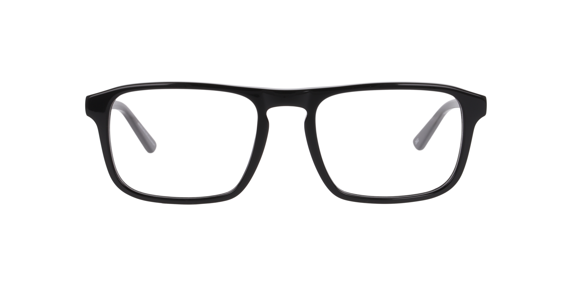 Nate Black AcetateEyeglass Frames for Glasses Direct, Front View