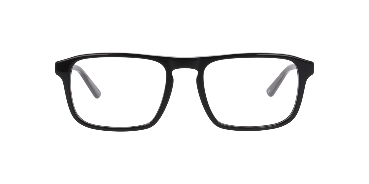 Gd Collection Men's Black Rectangle Acetate Eyeglasses Online - Full Rim - Nate