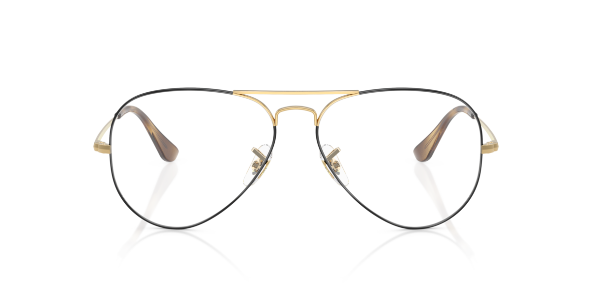 Ray-Ban Unisex Havana On Arista Pilot Metal Eyeglasses Online - Full Rim - Rb6489
