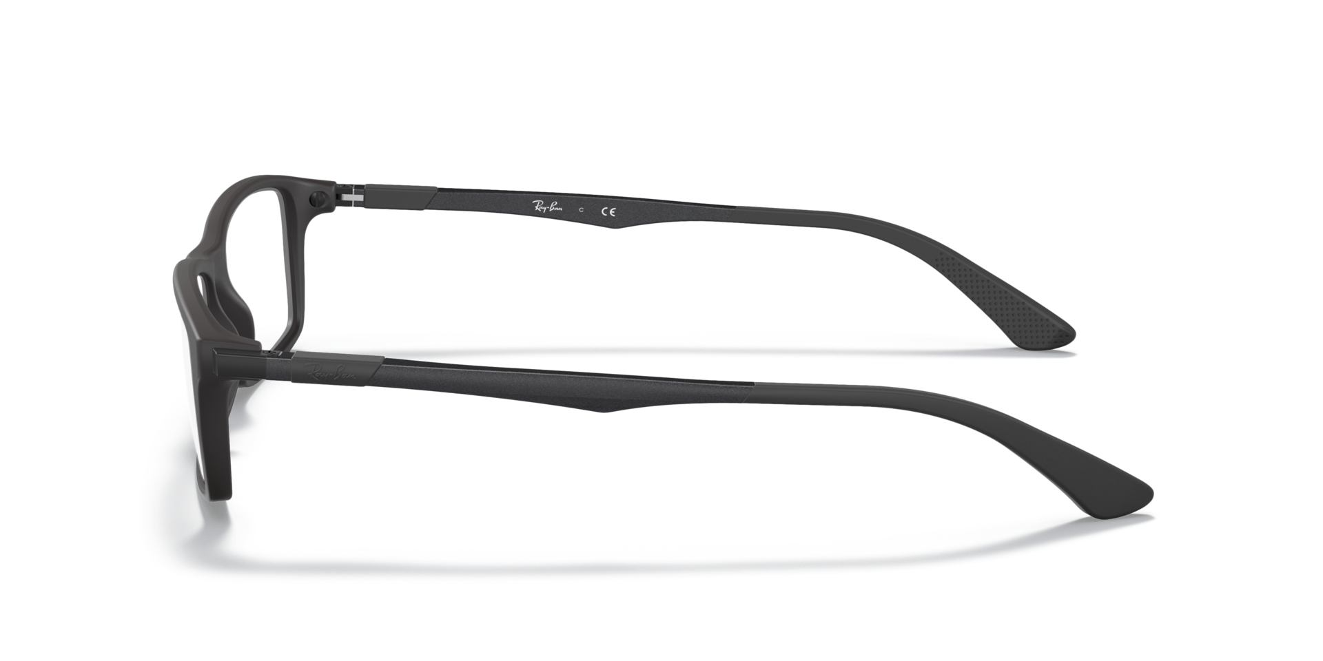 RB7017 Black PlasticEyeglass Frames for Glasses Direct, Side View