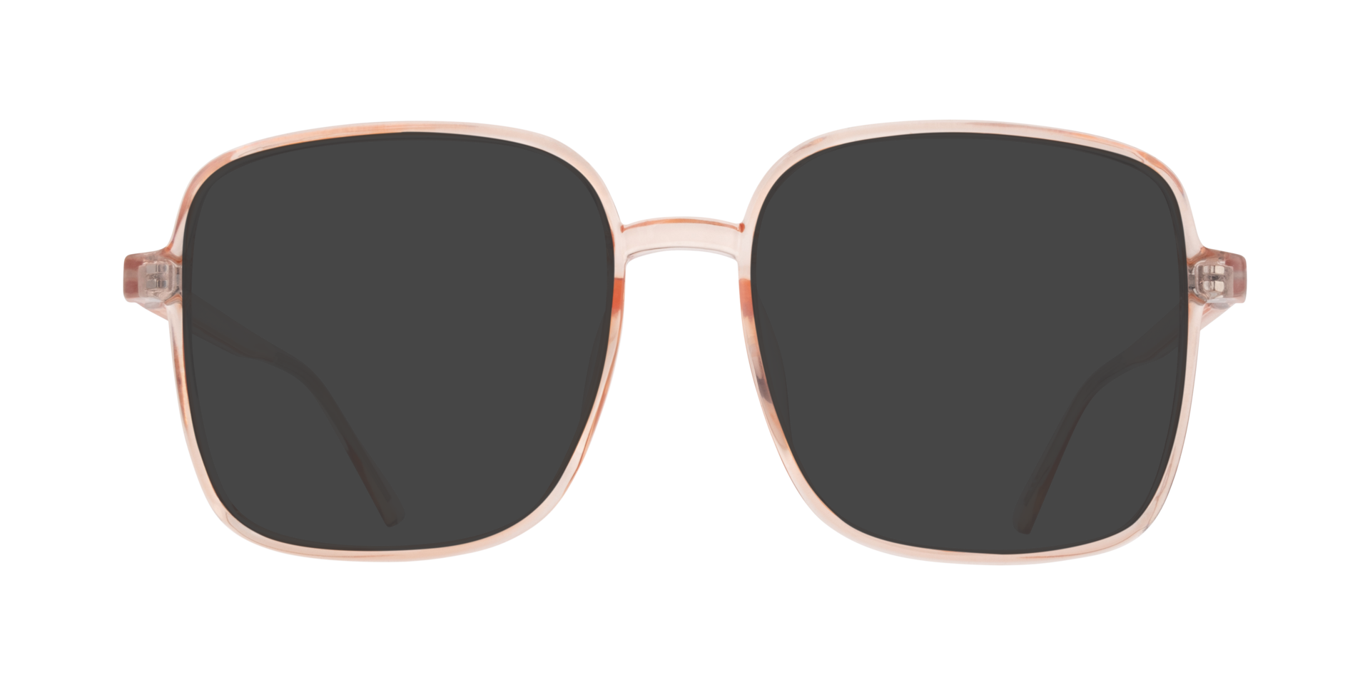 Hannah Crystal Nude PlasticEyeglass Frames for Glasses Direct, with Tinted Lenses