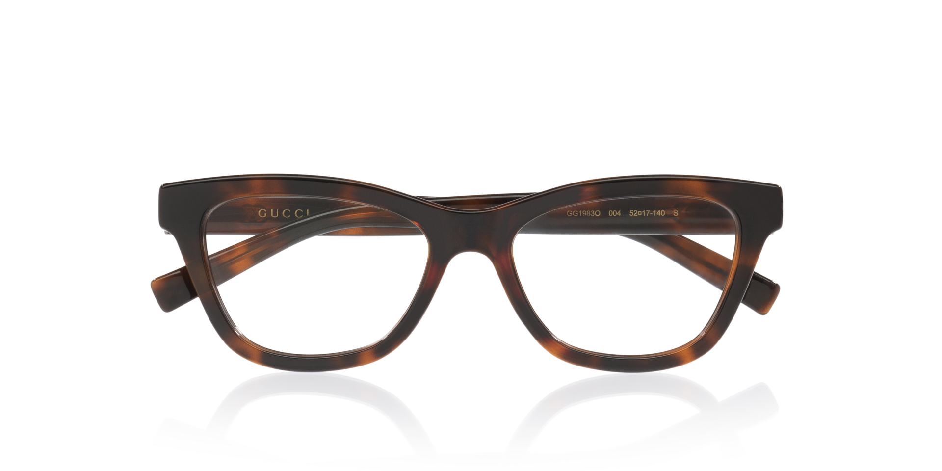 GG1983O Tortoise Light PlasticEyeglass Frames for Glasses Direct, Closed View
