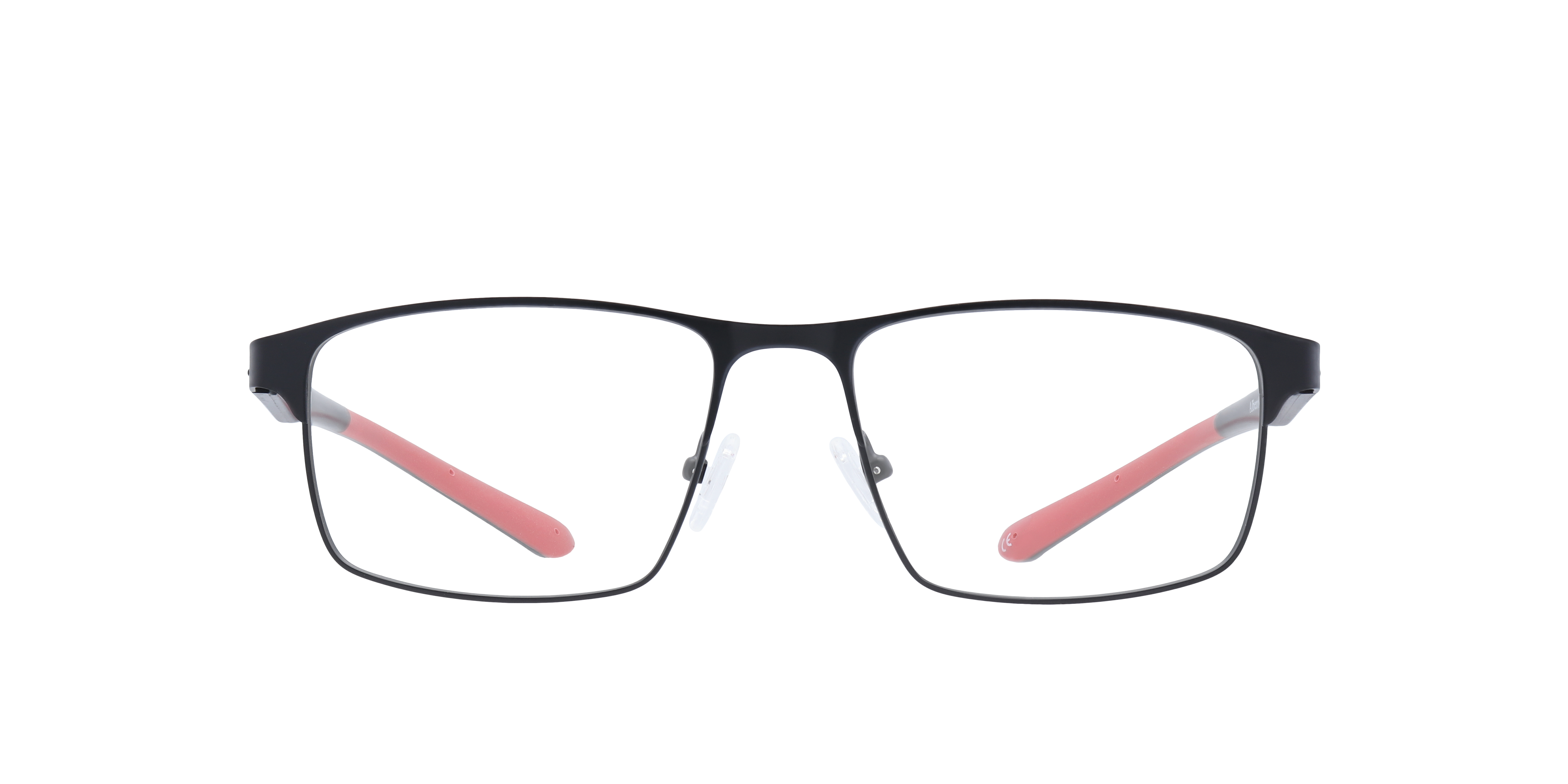 Albert Matte Black MetalEyeglass Frames for Glasses Direct, Front View