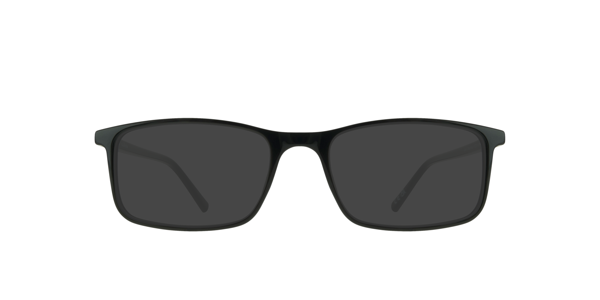 Leslie Shiny Black PlasticEyeglass Frames for Glasses Direct, with Tinted Lenses