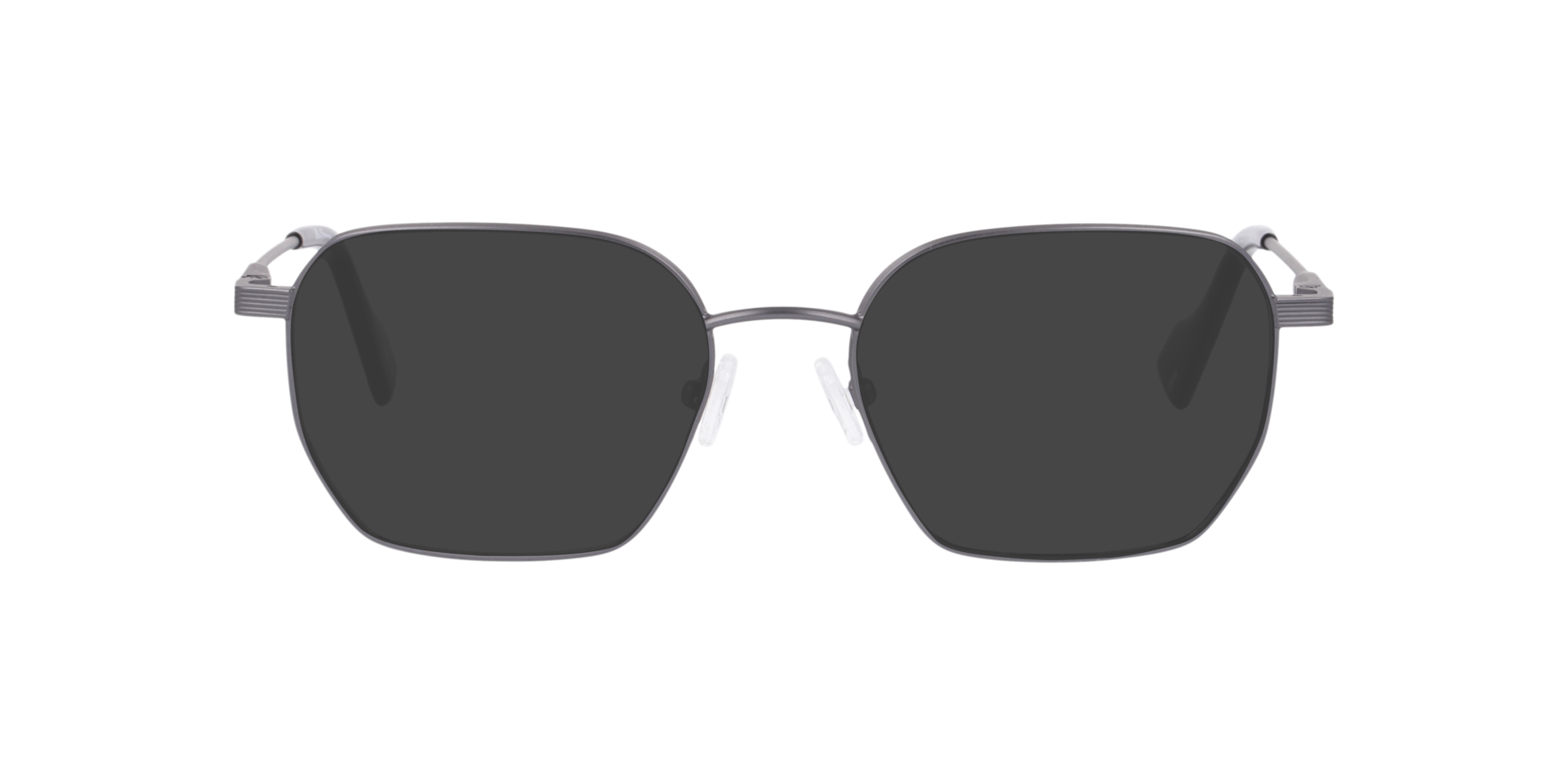 Bsmain Gunmetal MetalEyeglass Frames for Glasses Direct, with Tinted Lenses
