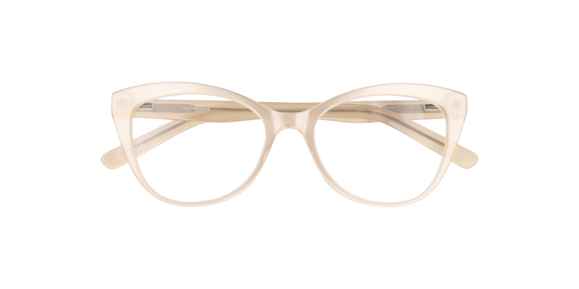 Meredith Pearly Gold AcetateEyeglass Frames for Glasses Direct, Closed View