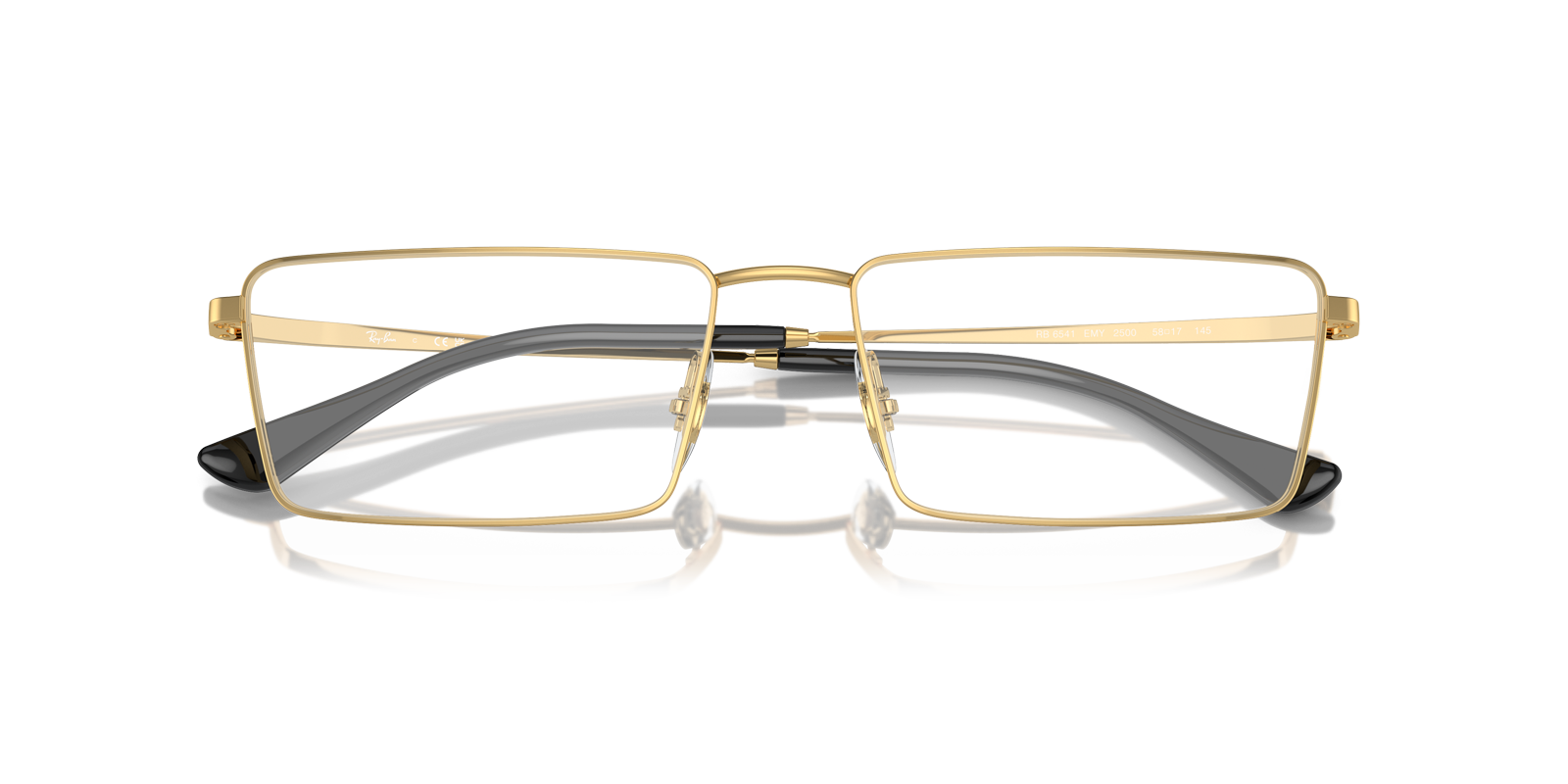 RB6541 Arista Gold MetalEyeglass Frames for Glasses Direct, Closed View