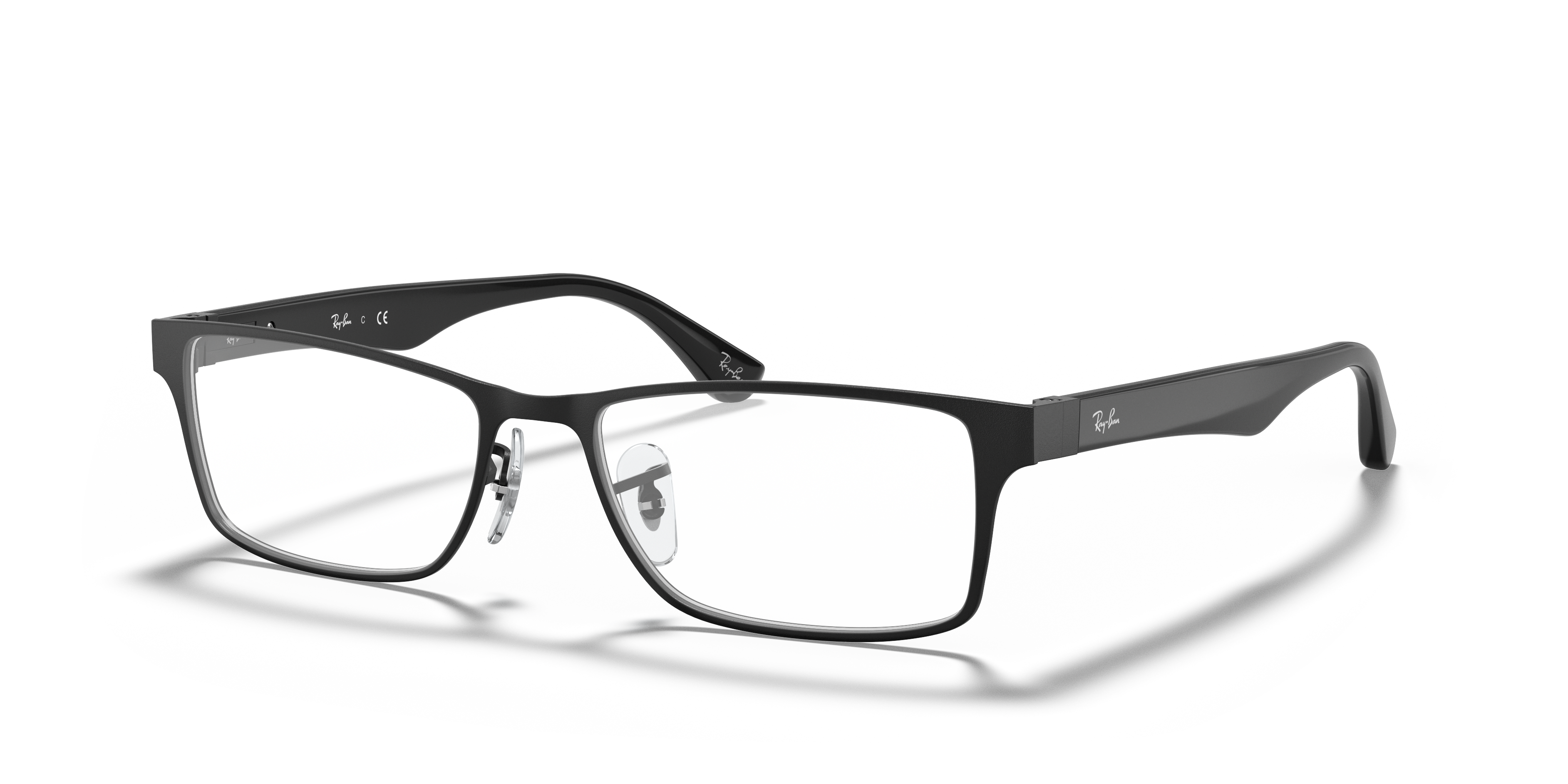 RB6238 Black MetalEyeglass Frames for Glasses Direct, Angle View
