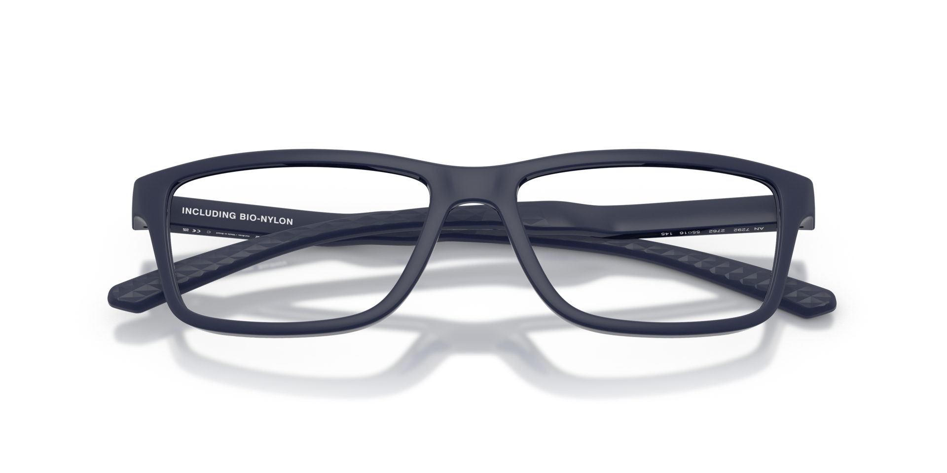 AN7292 Matte Navy Blue PlasticEyeglass Frames for Glasses Direct, Closed View
