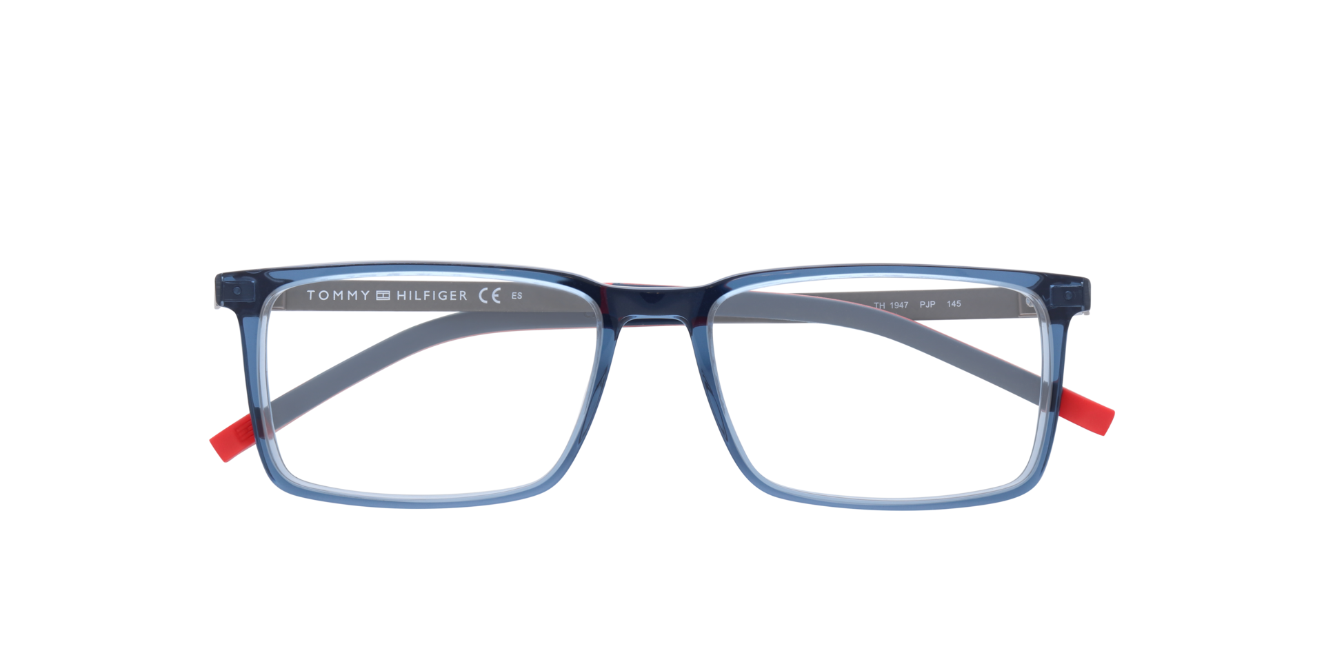 TH 1947 Blue PlasticEyeglass Frames for Glasses Direct, Closed View