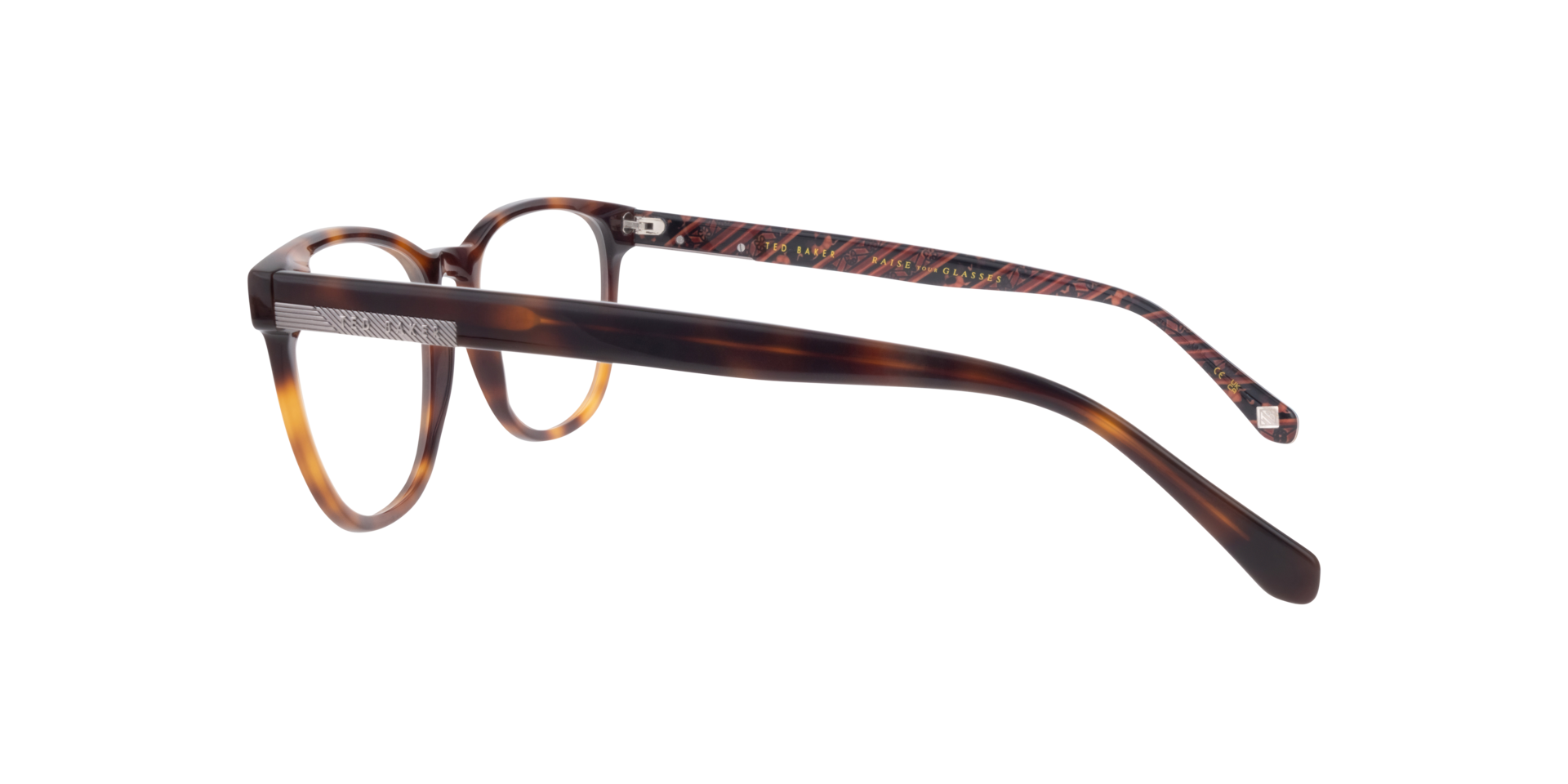 TB8252 Brown AcetateEyeglass Frames for Glasses Direct, Side View