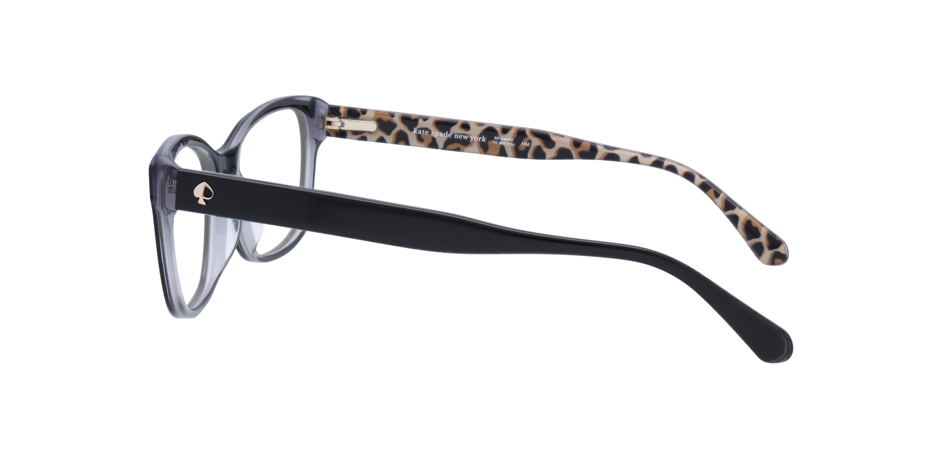 Crishell Grey AcetateEyeglass Frames for Glasses Direct, Side View