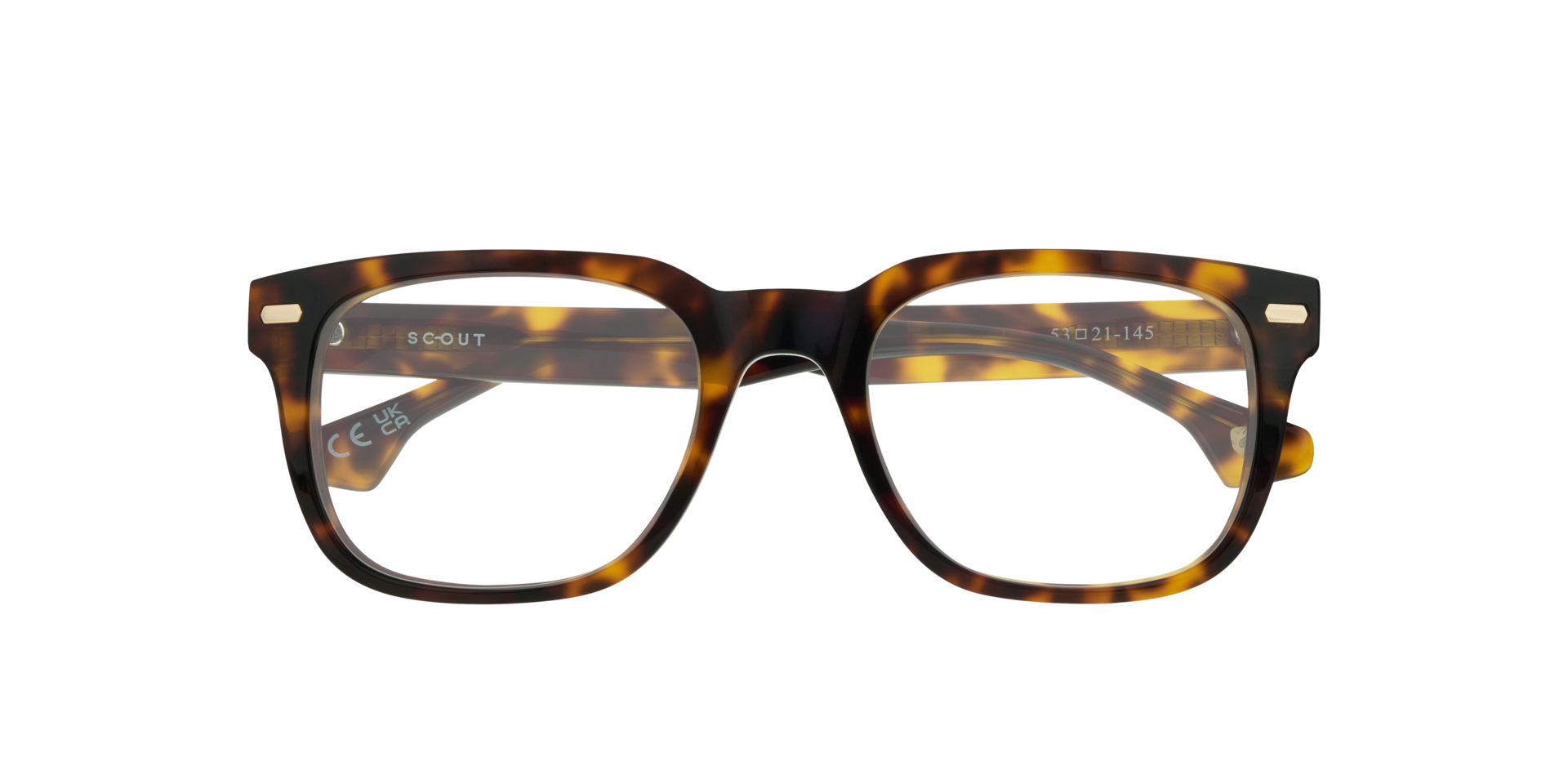 Kaiden Havana AcetateEyeglass Frames for Glasses Direct, Closed View