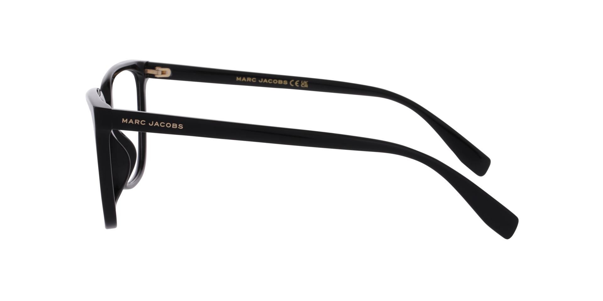MJ 1144/G Black AcetateEyeglass Frames for Glasses Direct, Side View