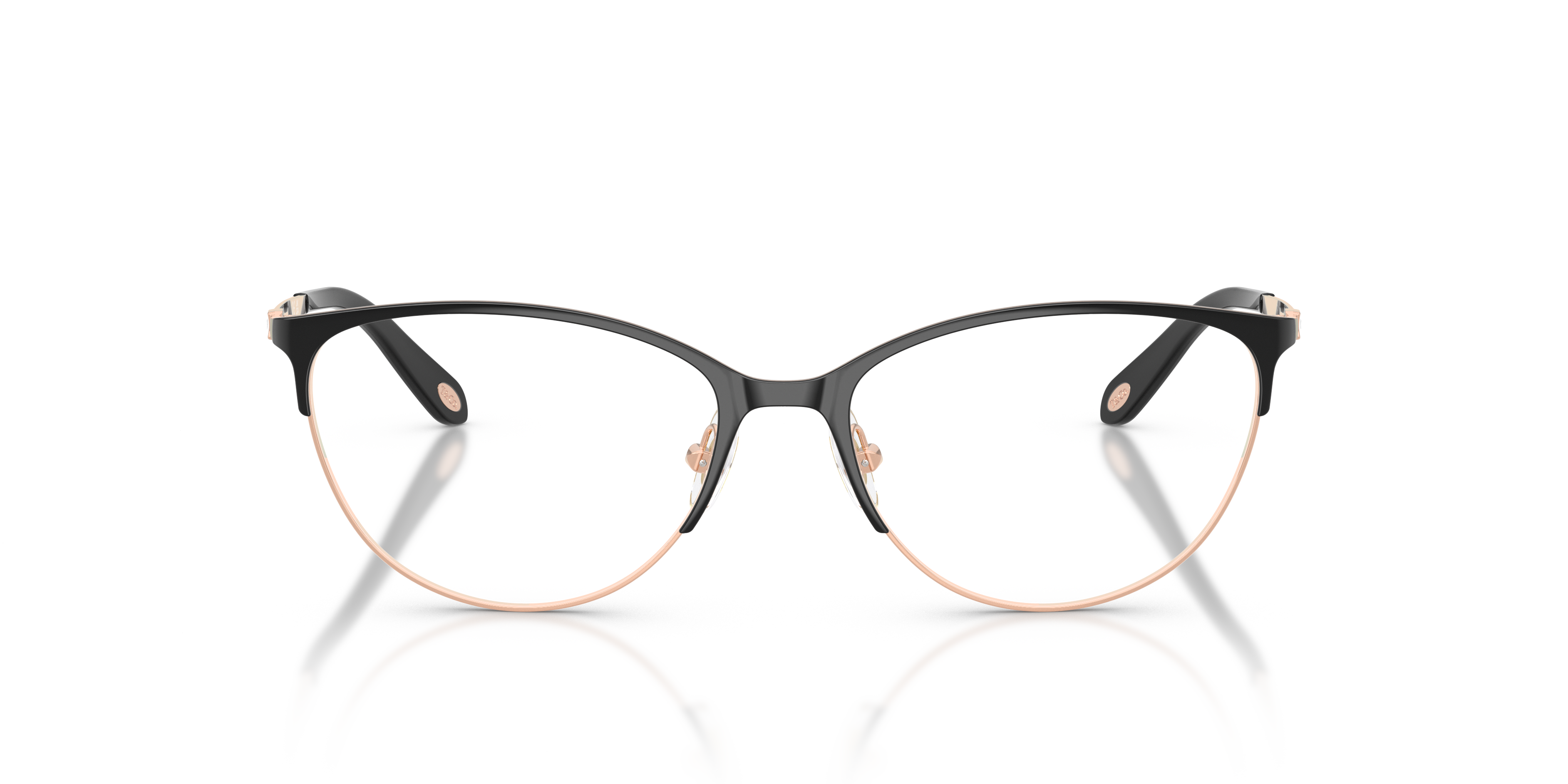 TF1127 Black & Rubedo MetalEyeglass Frames for Glasses Direct, Front View