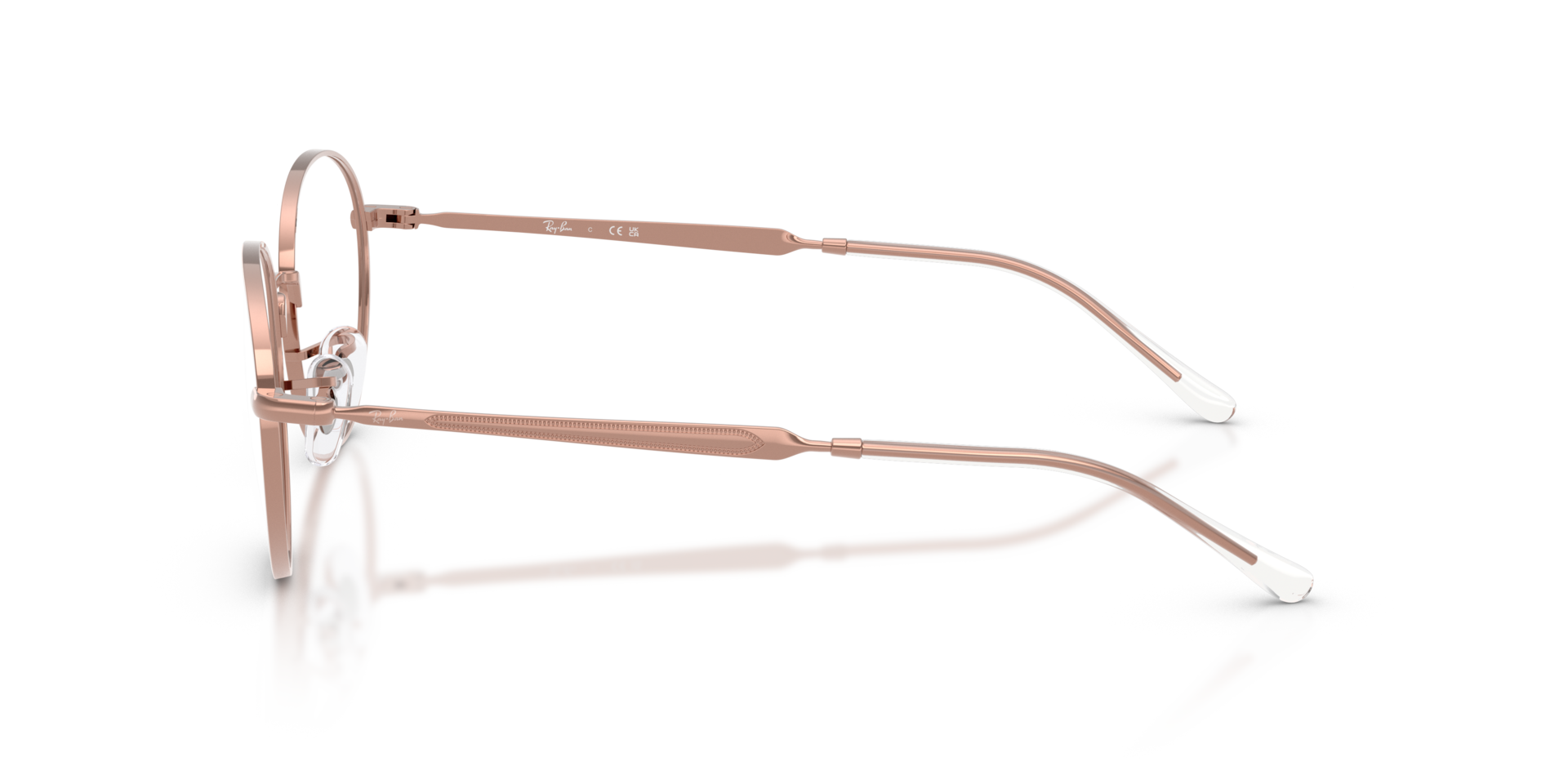 RB6558 Copper MetalEyeglass Frames for Glasses Direct, Side View
