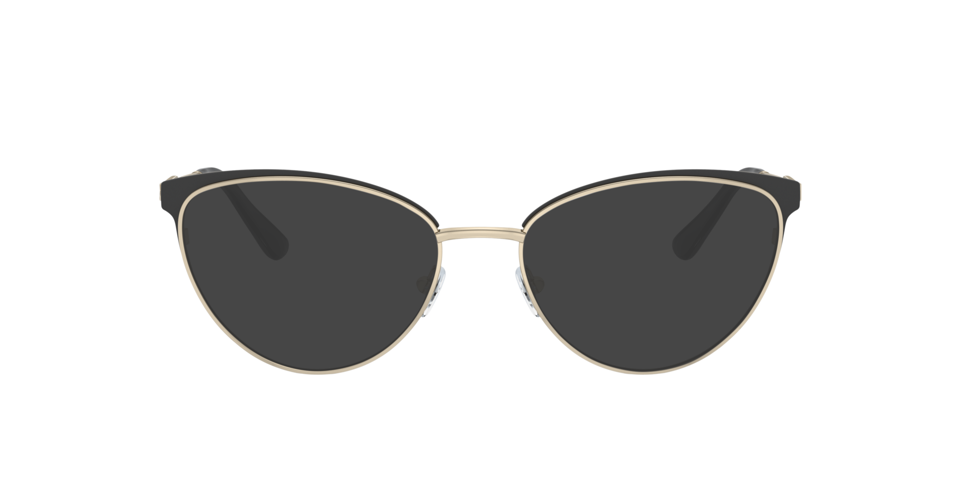 MK3064B Light Gold & Matte Black MetalEyeglass Frames for Glasses Direct, with Tinted Lenses