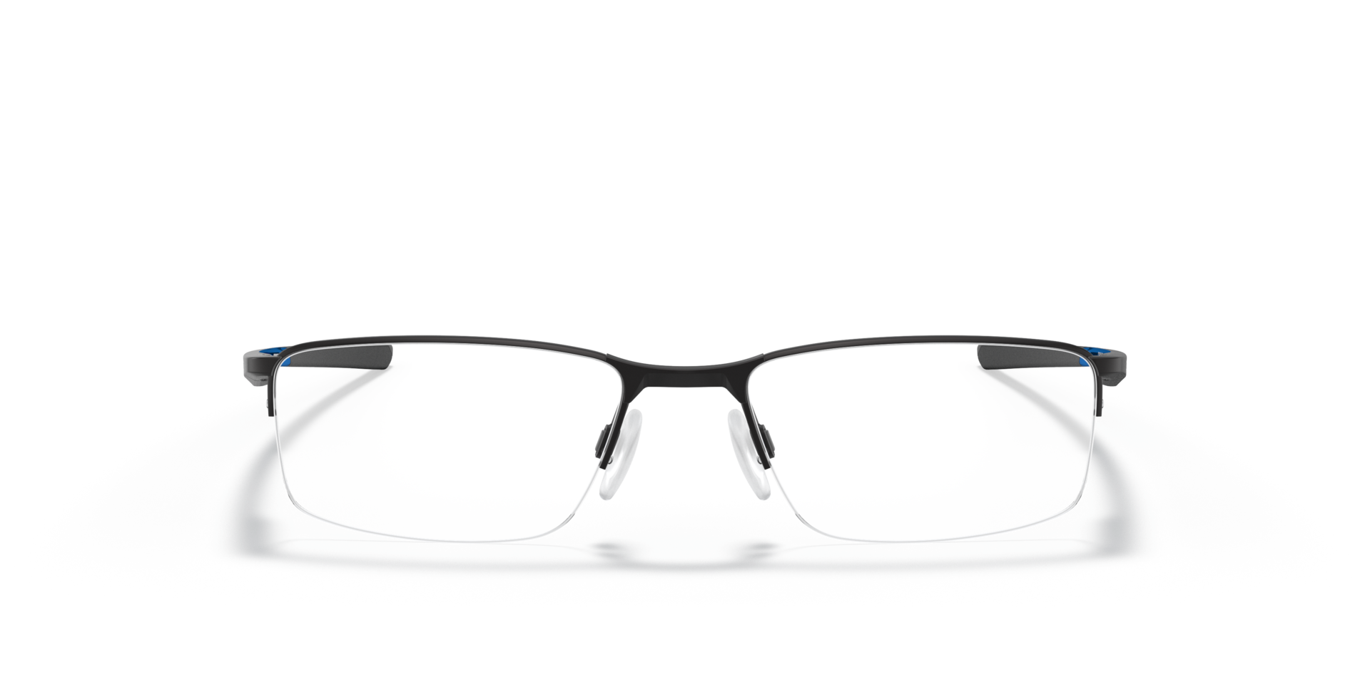 Socket 5.5 Cobalt Collection Satin Black MetalEyeglass Frames for Glasses Direct, Front View