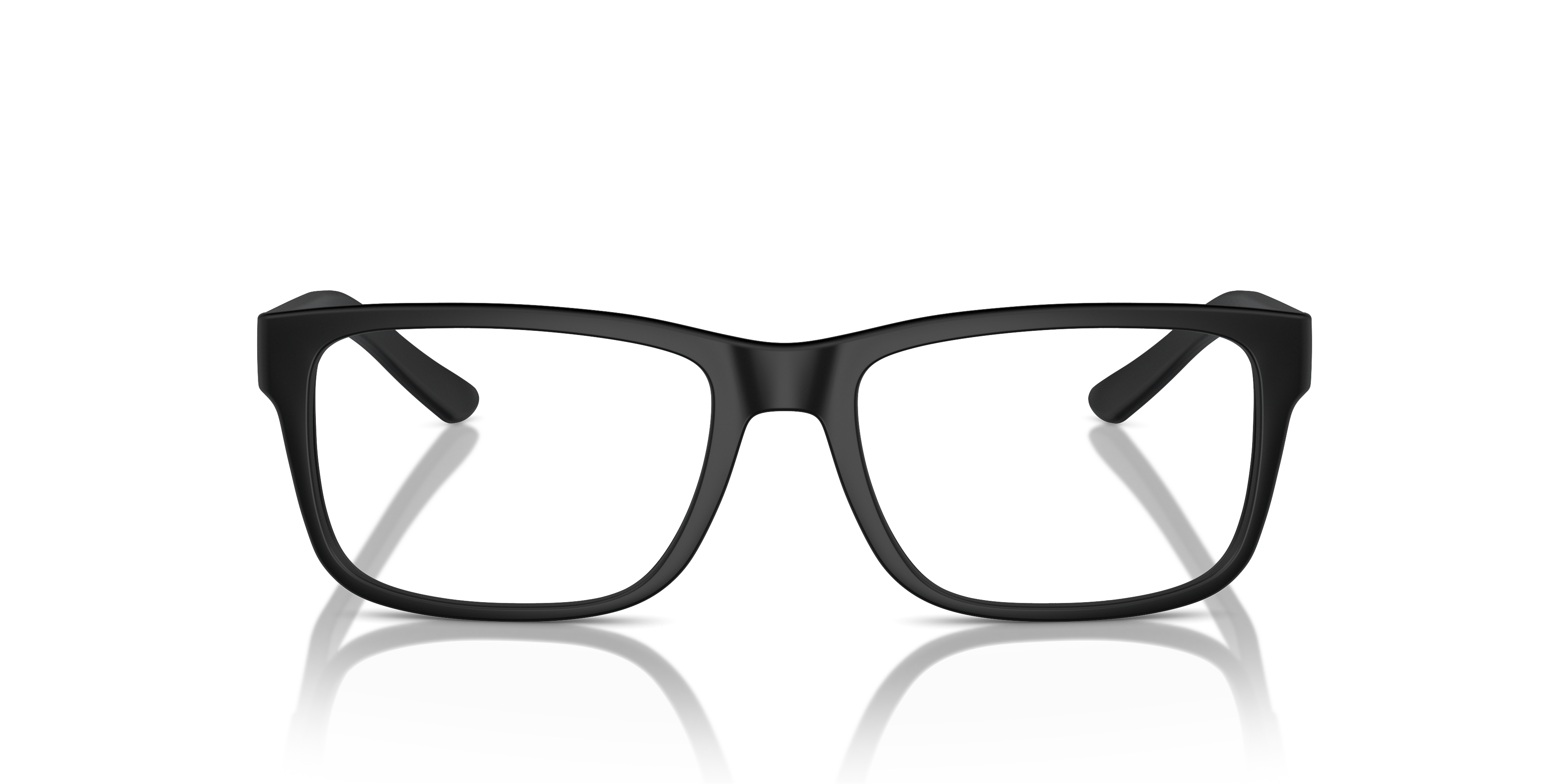 AX3016 Matte Black PlasticEyeglass Frames for Glasses Direct, Front View