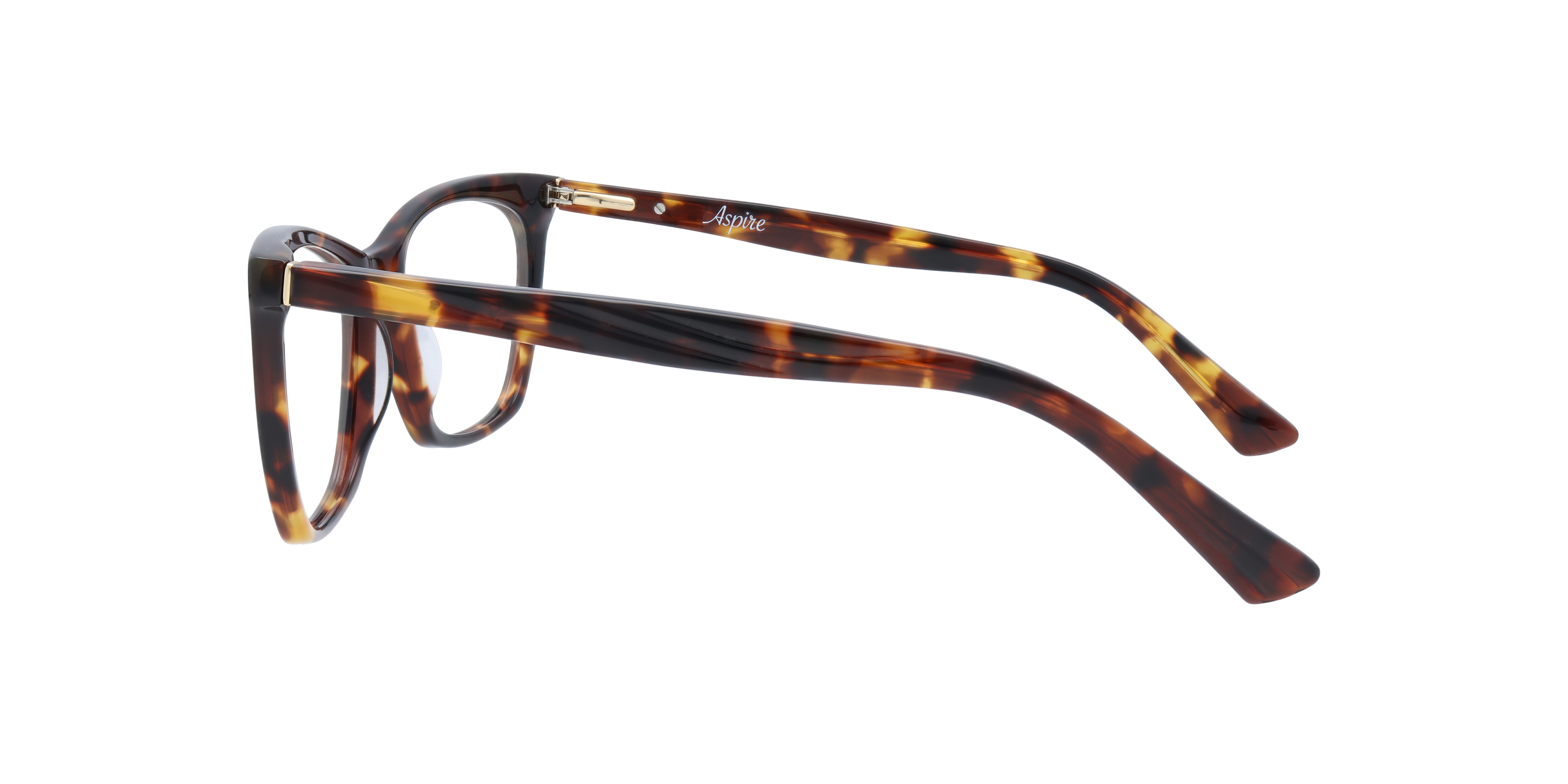 Aisha Havana AcetateEyeglass Frames for Glasses Direct, Side View