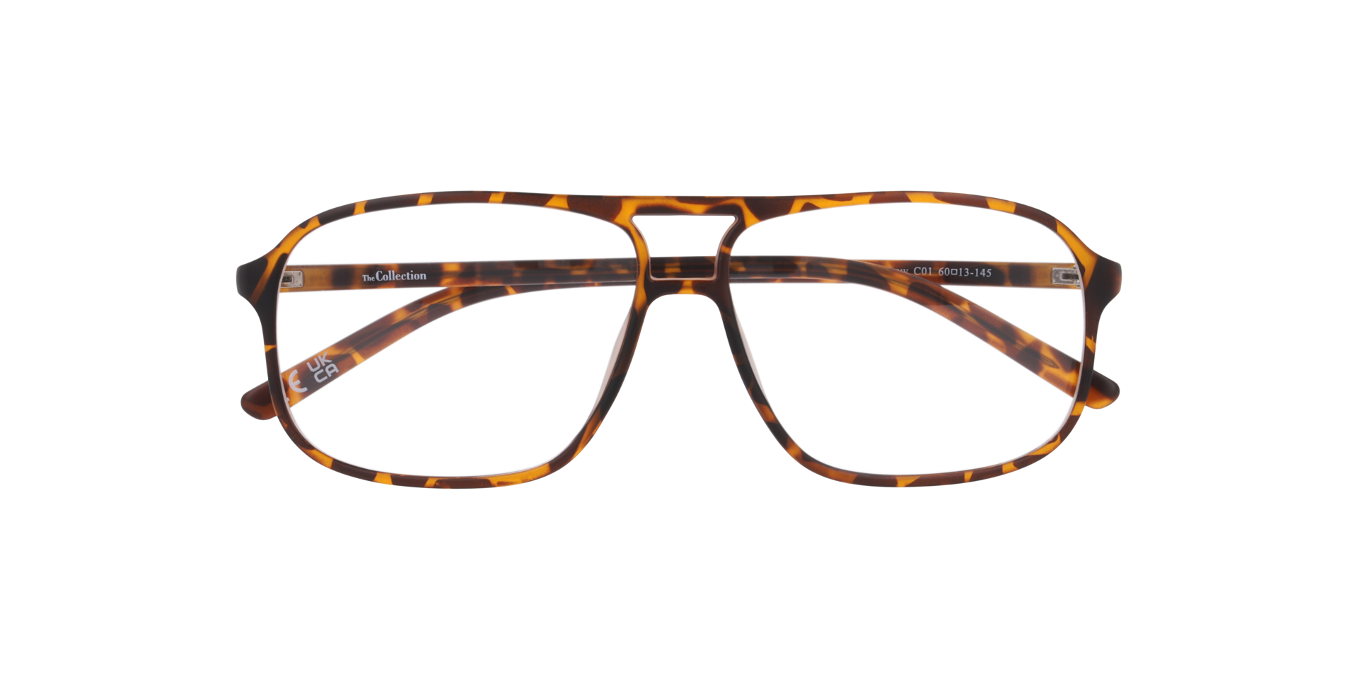 Matthew Havana Brown PlasticEyeglass Frames for Glasses Direct, Closed View
