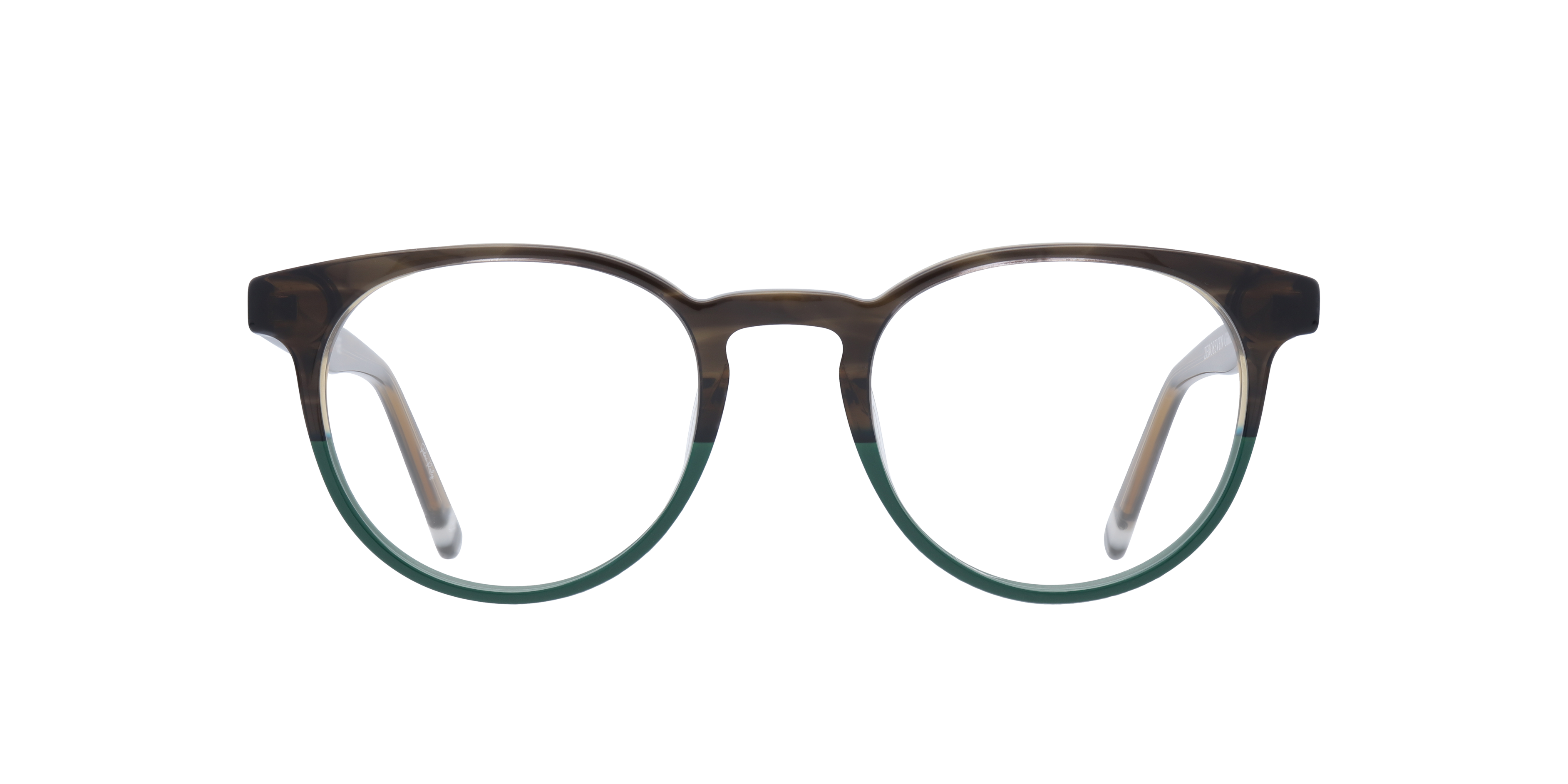 ZEROSEVEN Green AcetateEyeglass Frames for Glasses Direct, Front View
