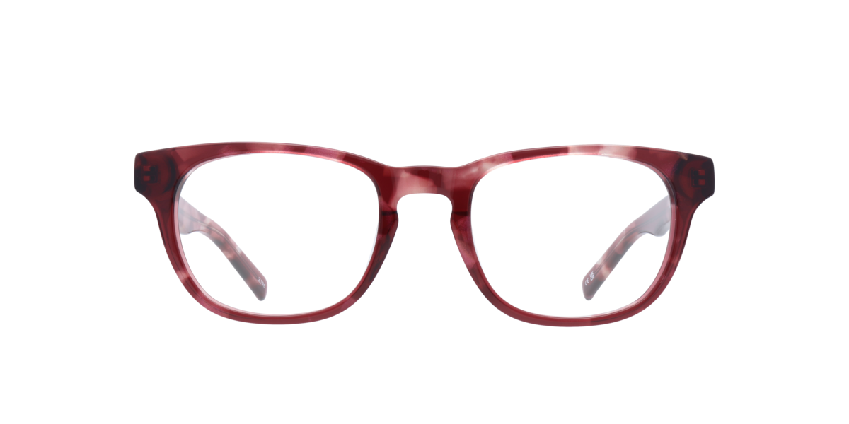 Gd Collection Unisex Garnet Rectangle Acetate Eyeglasses Online - Full Rim - Andi