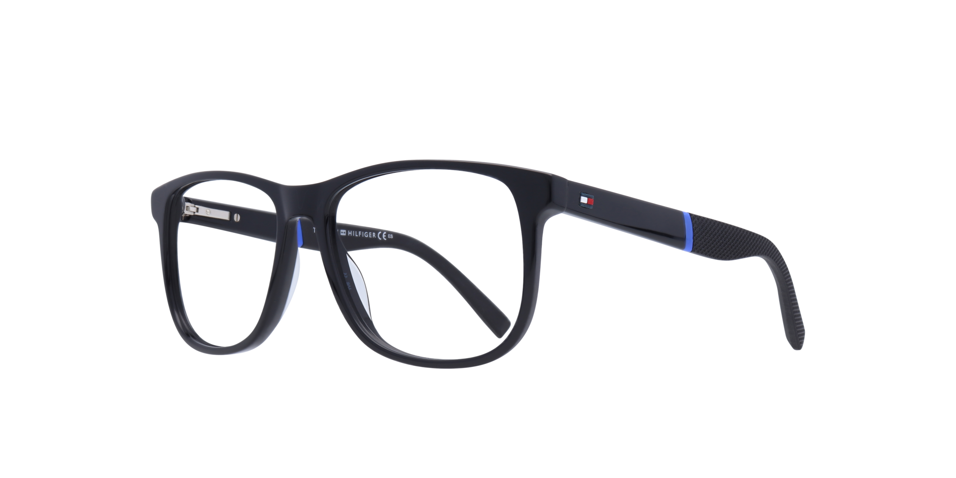 TH 1908 Black AcetateEyeglass Frames for Glasses Direct, Angle View