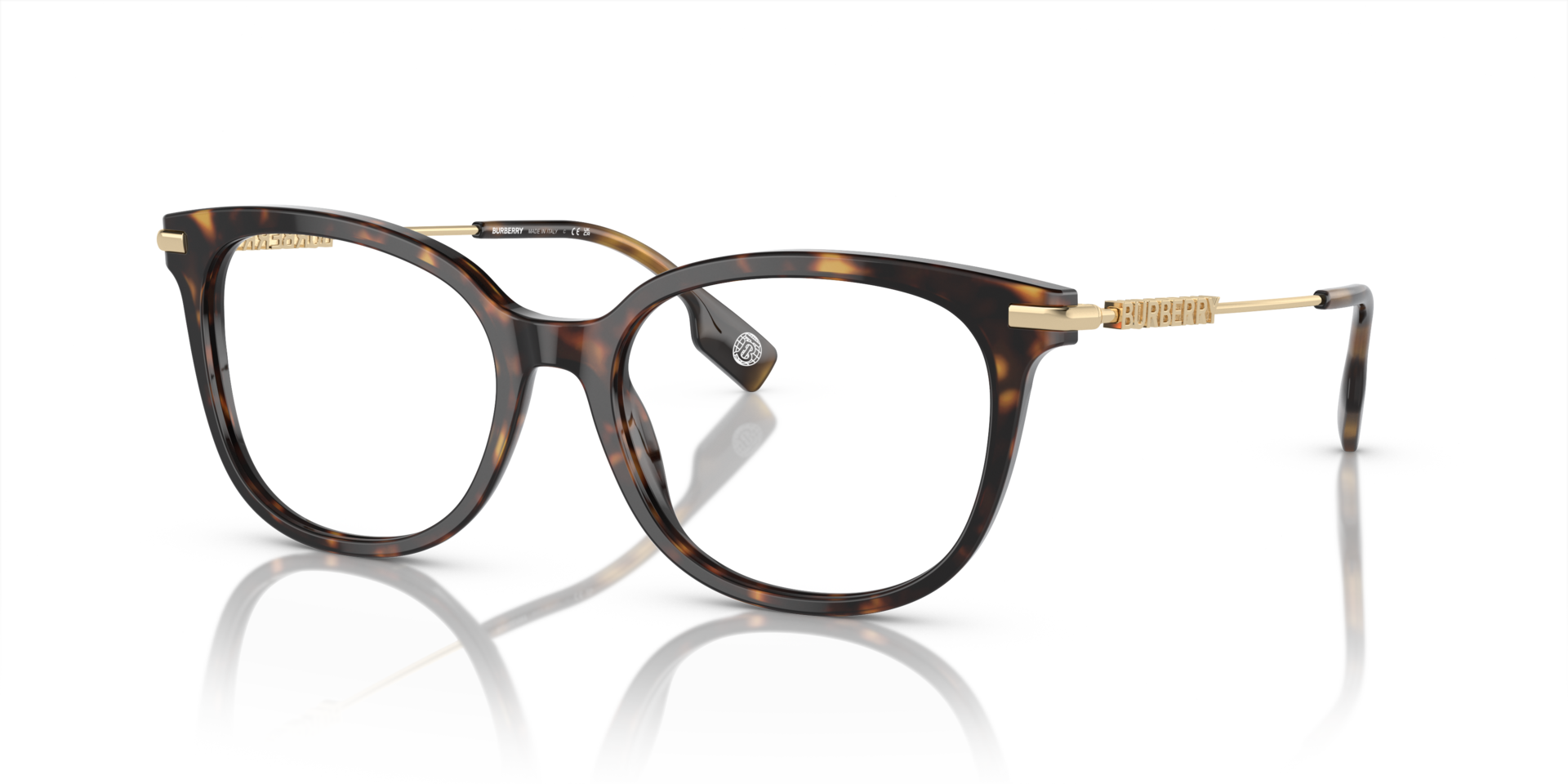 BE2391 Dark Havana AcetateEyeglass Frames for Glasses Direct, Angle View