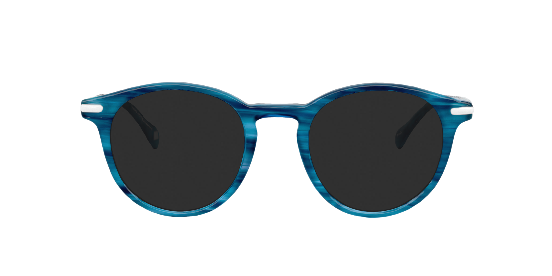 Morden Stripped Blue AcetateEyeglass Frames for Glasses Direct, with Tinted Lenses
