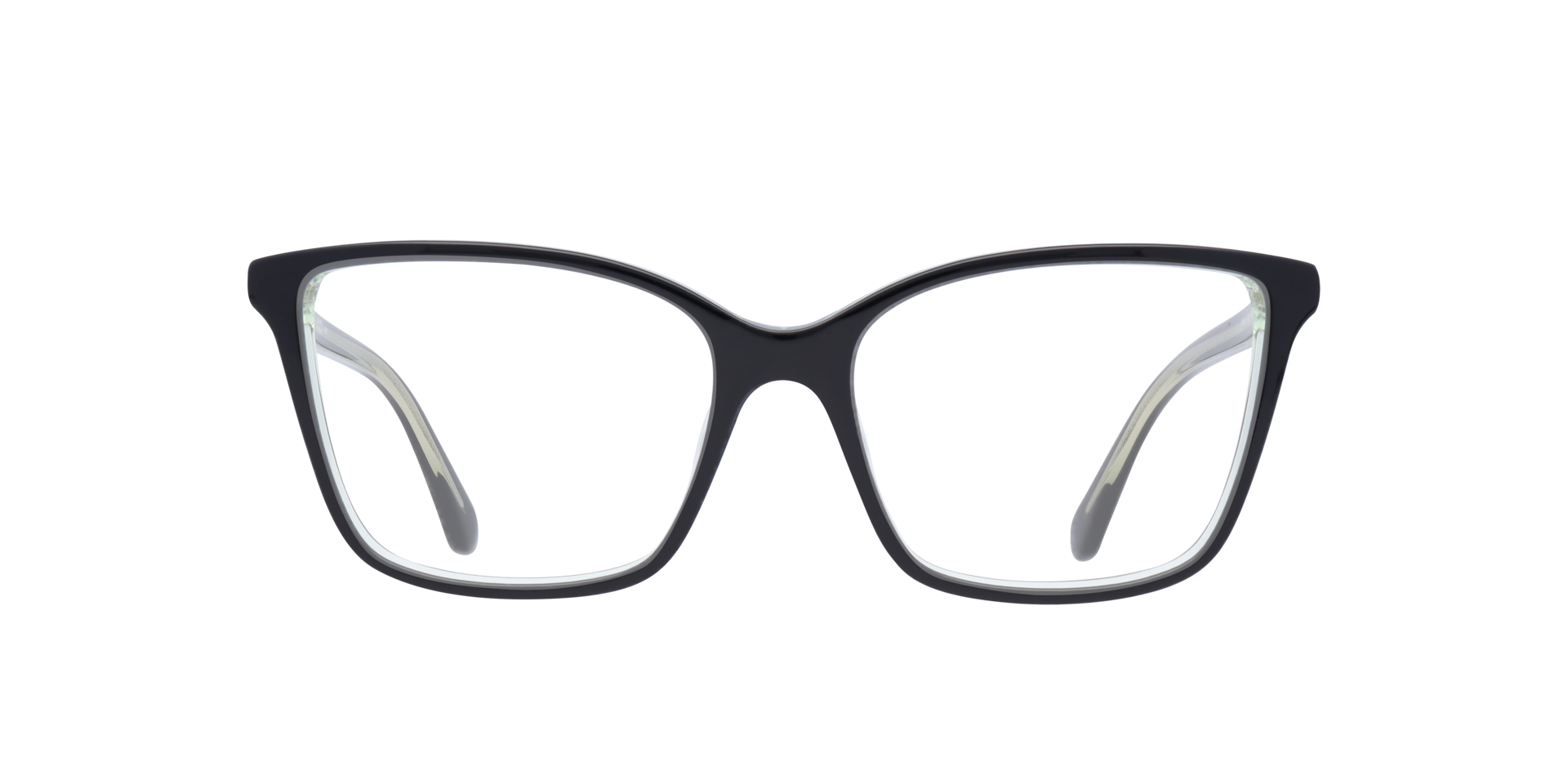 Tianna Black AcetateEyeglass Frames for Glasses Direct, Front View
