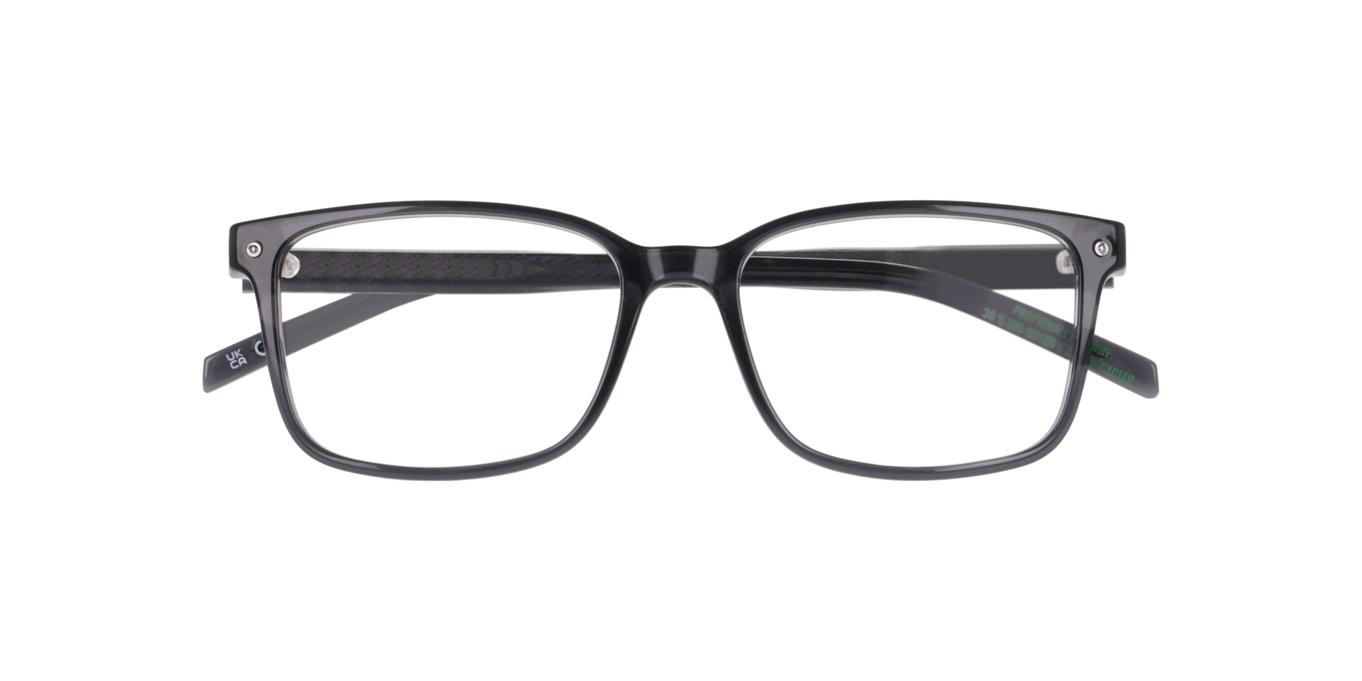 LV 5091 Grey PlasticEyeglass Frames for Glasses Direct, Closed View