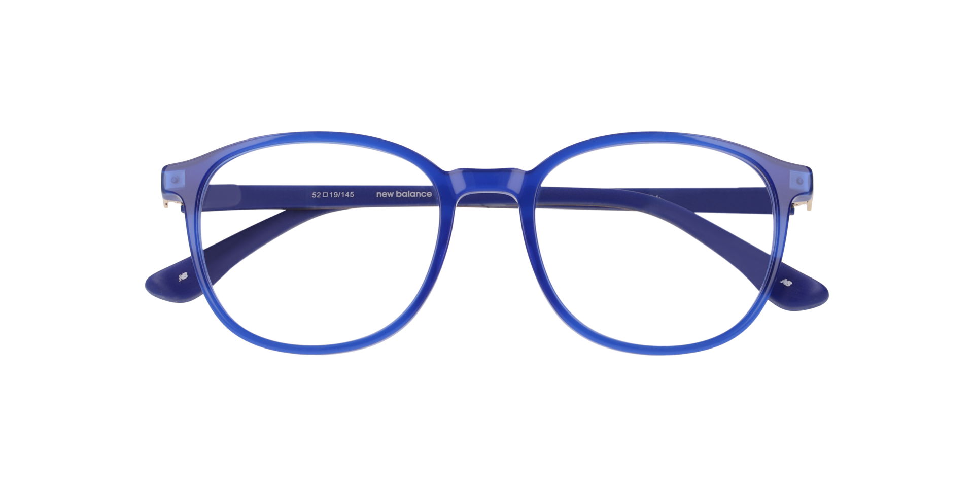 Nb4189 Blue Shiny AcetateEyeglass Frames for Glasses Direct, Closed View