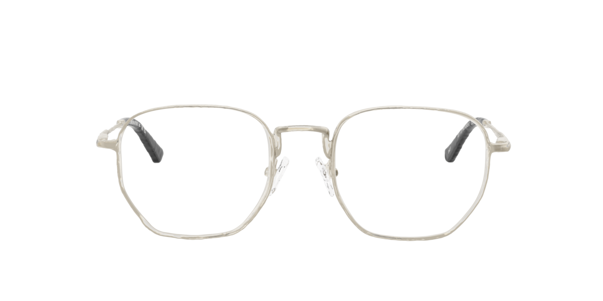 Black On Matte Light Gold square Metal eyeglasses Online - Full Rim - Monument
