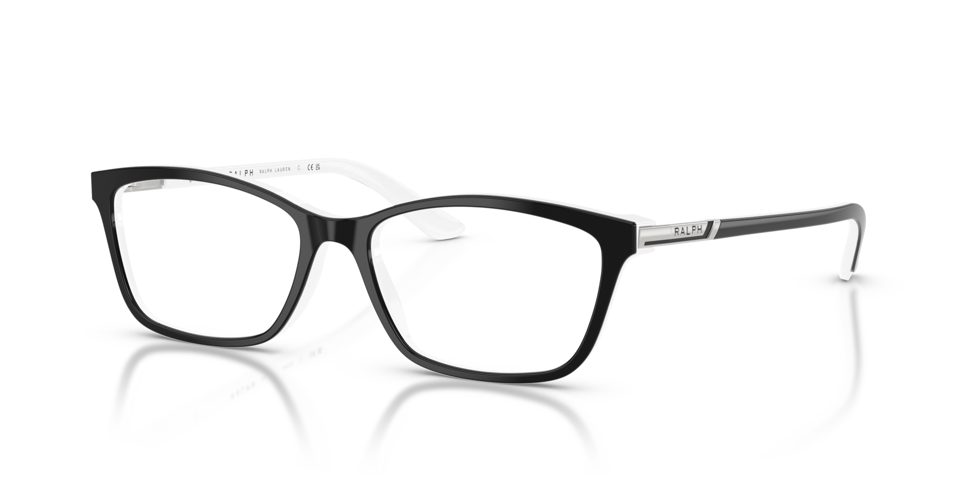 RA7044 Black AcetateEyeglass Frames for Glasses Direct, Angle View