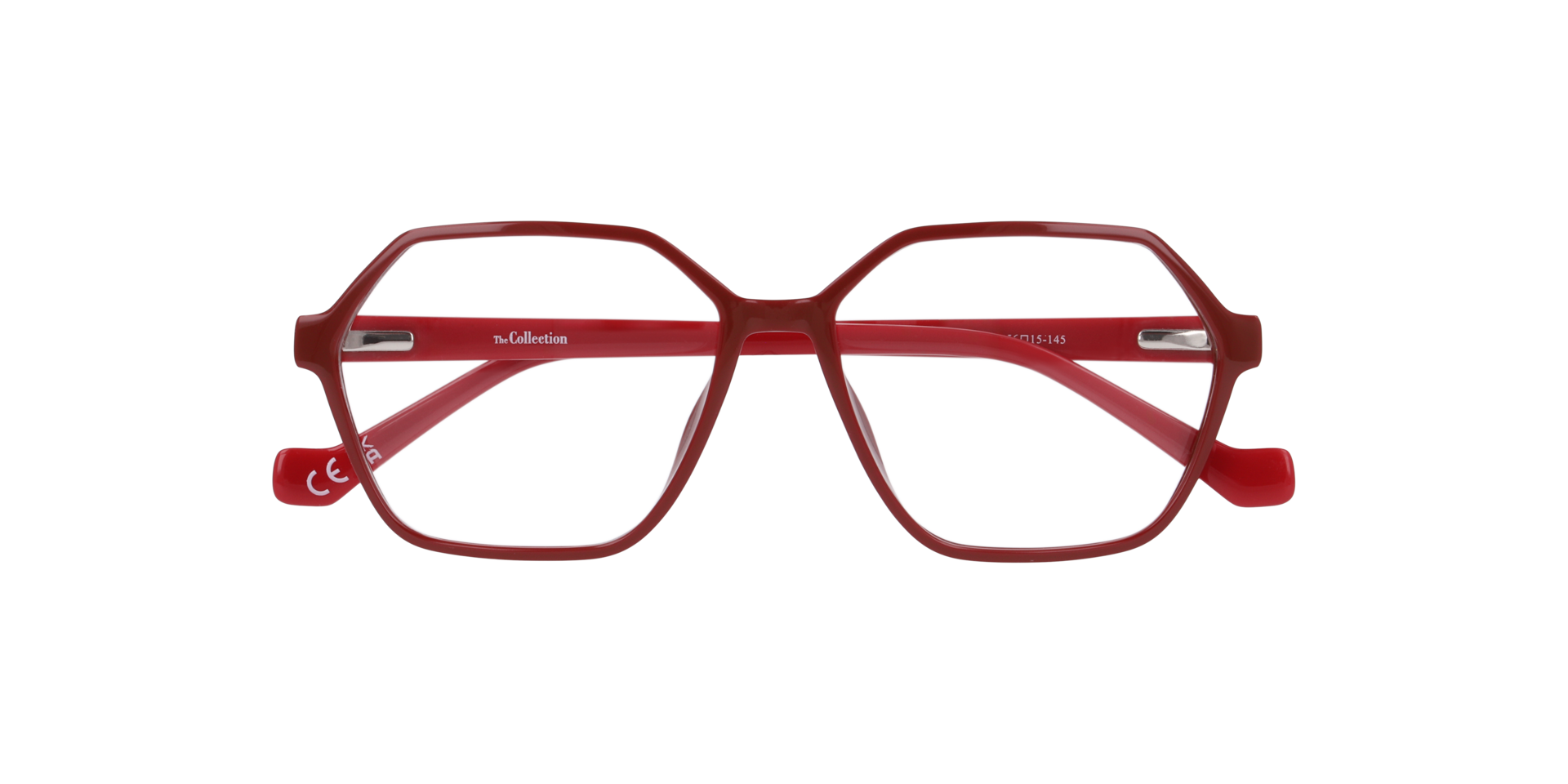 Madeline Burgundy PlasticEyeglass Frames for Glasses Direct, Closed View