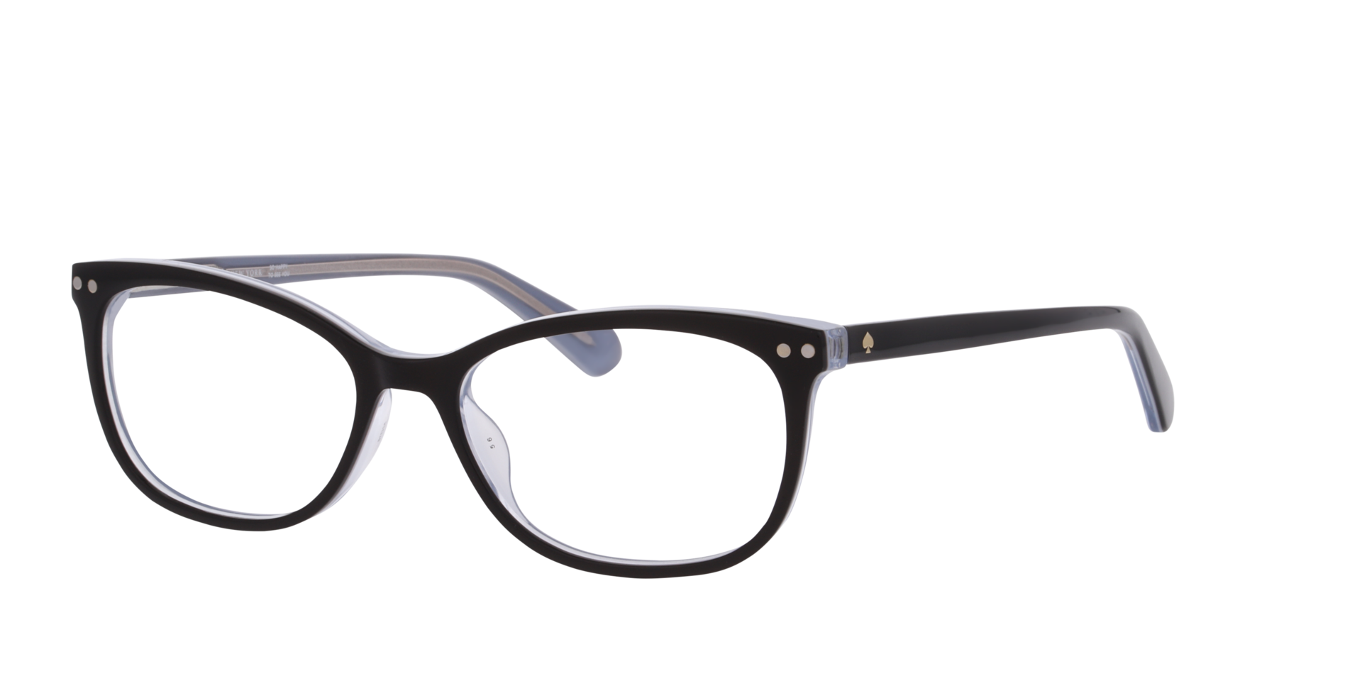KS ADRIA 2 Black Blue AcetateEyeglass Frames for Glasses Direct, Angle View