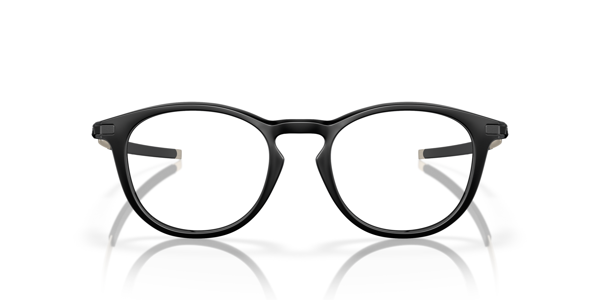 Pitchman™ R Satin Black PlasticEyeglass Frames for Glasses Direct, Front View