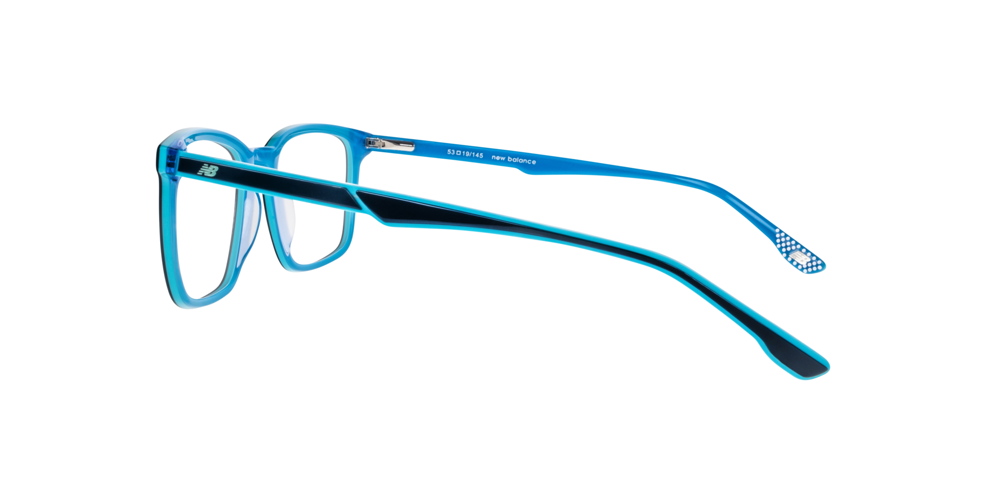 NB4163 Blue AcetateEyeglass Frames for Glasses Direct, Side View